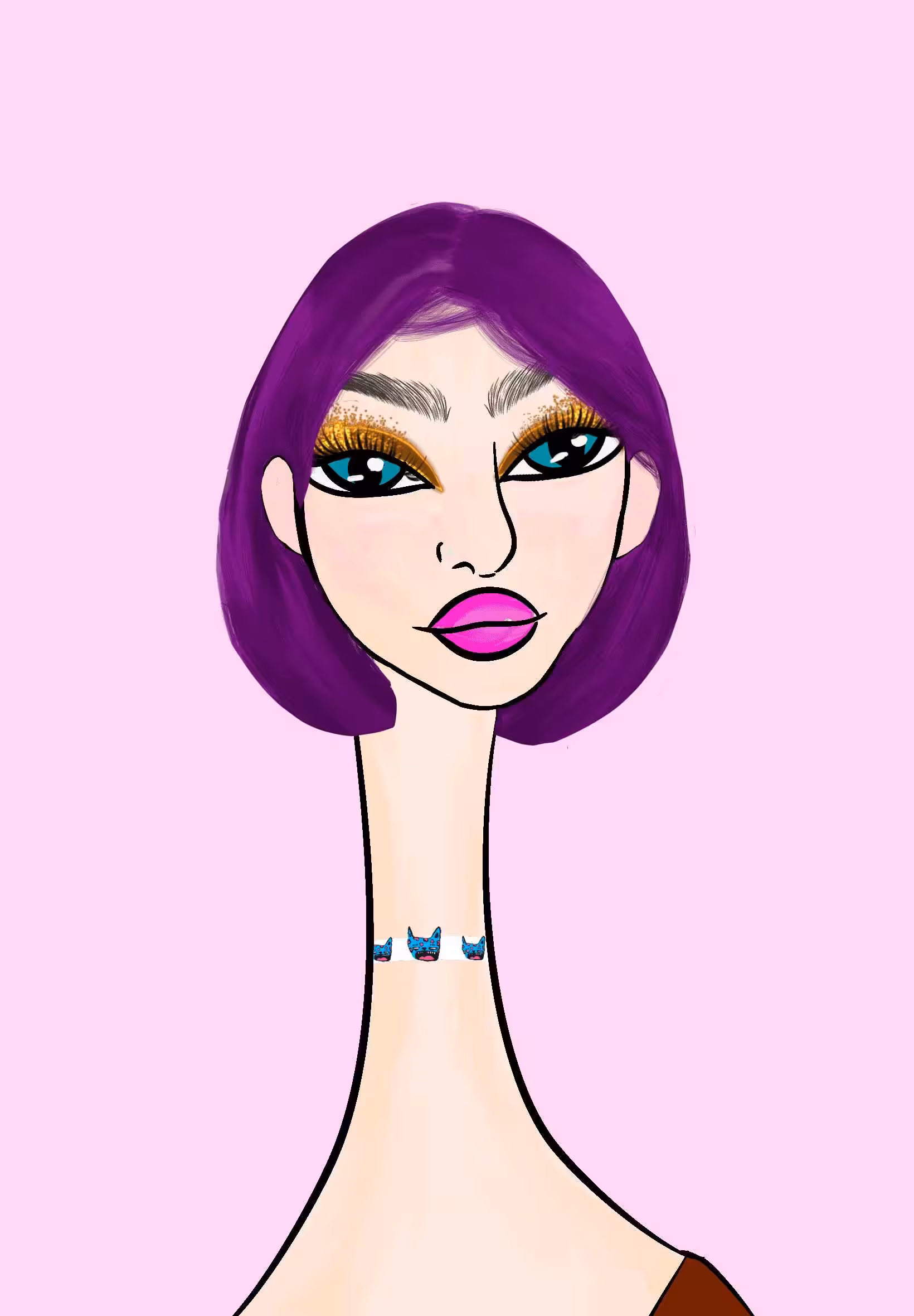 Long Neckie Ladies: Long Neckie Lady #748