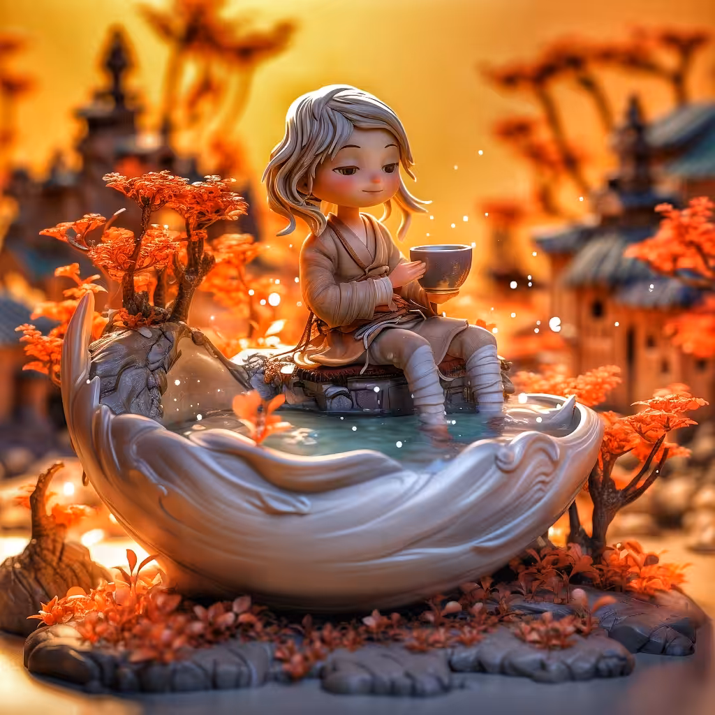 Cute Sculpture Shower