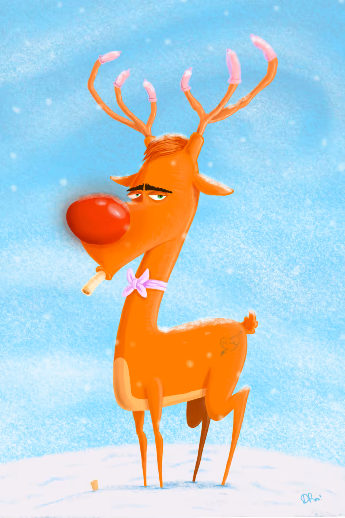 Rudolph the badass deer