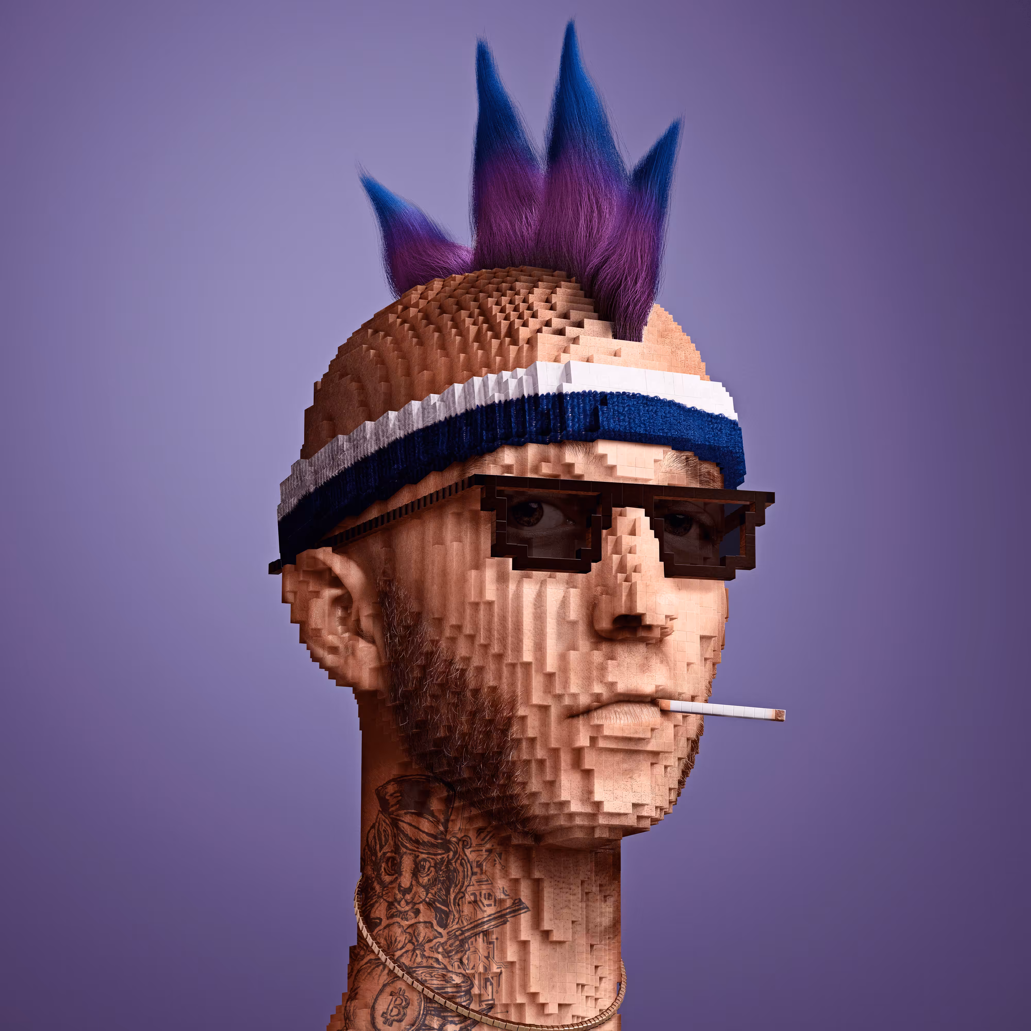 Block Head Punk 071