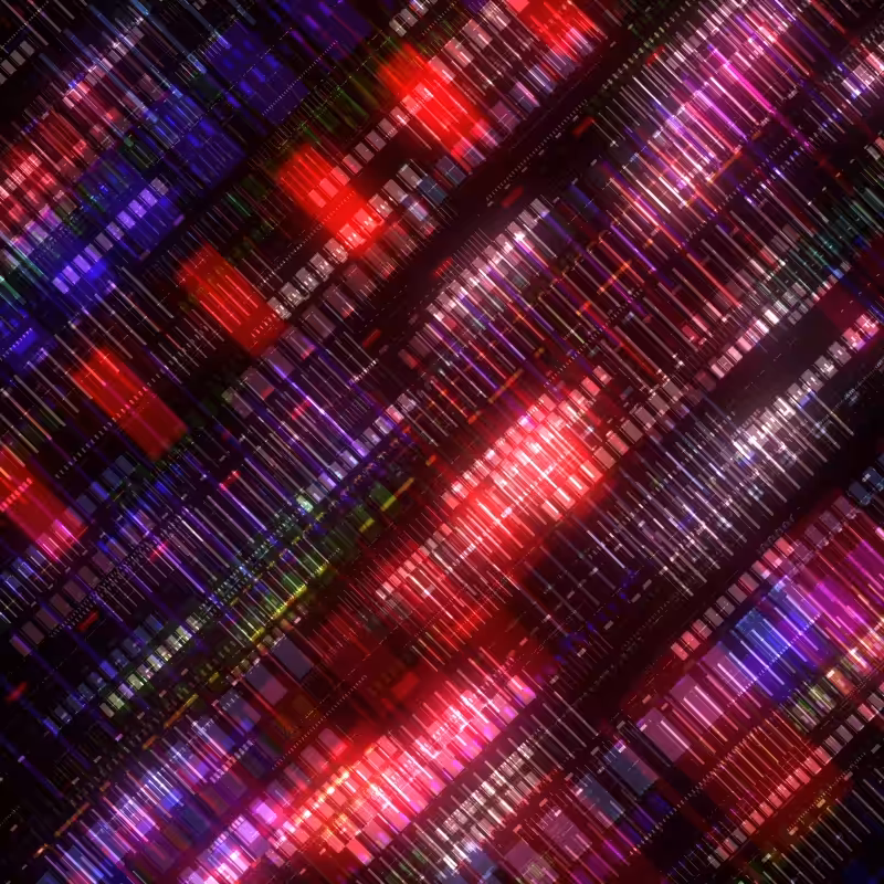 Generative Diagonal Dash Glow Pattern V