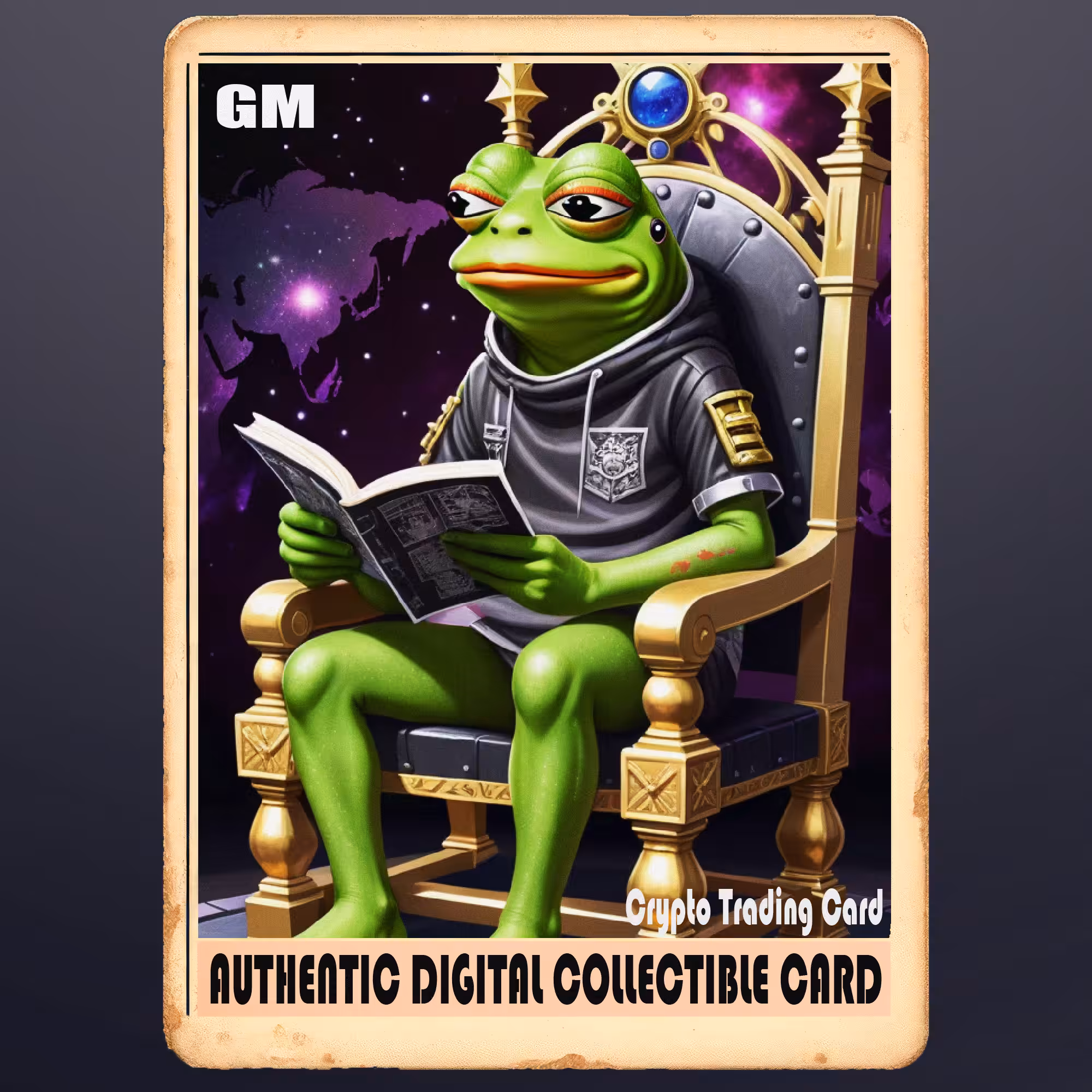 Crypto Trading Card #GM