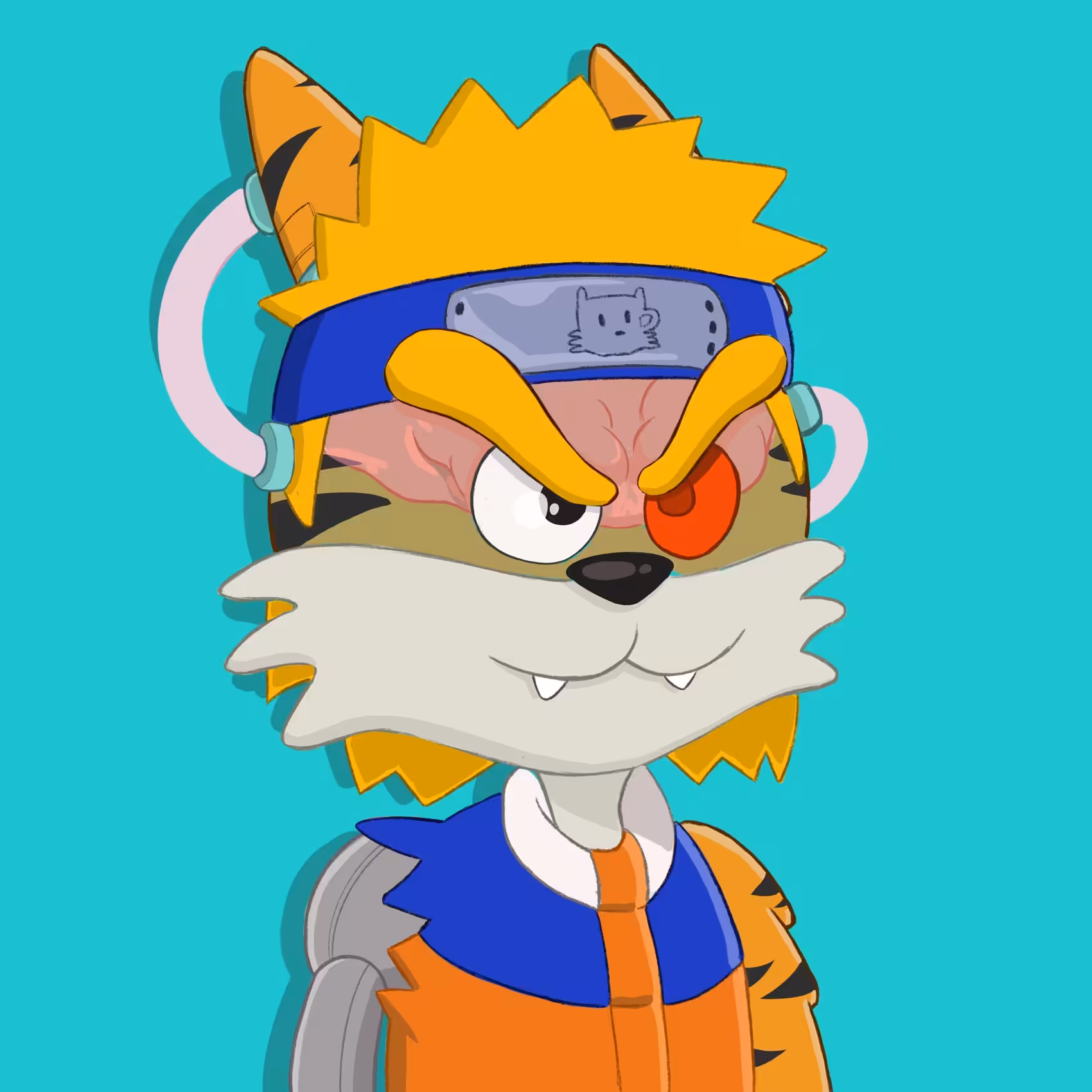 Cloned Cranium Cat Club Naruto