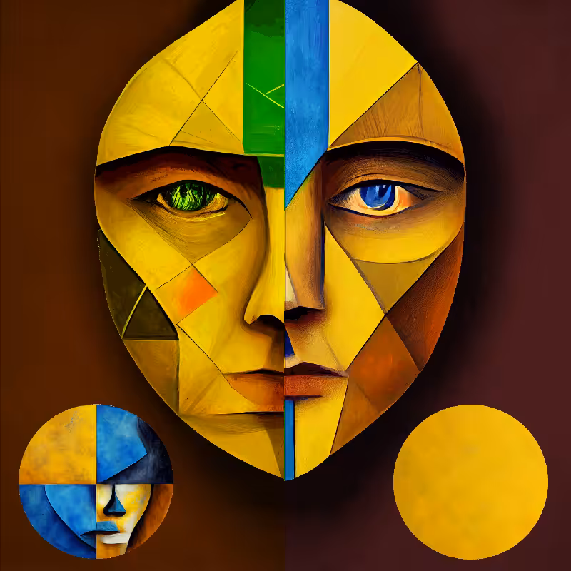 Geo Face #5