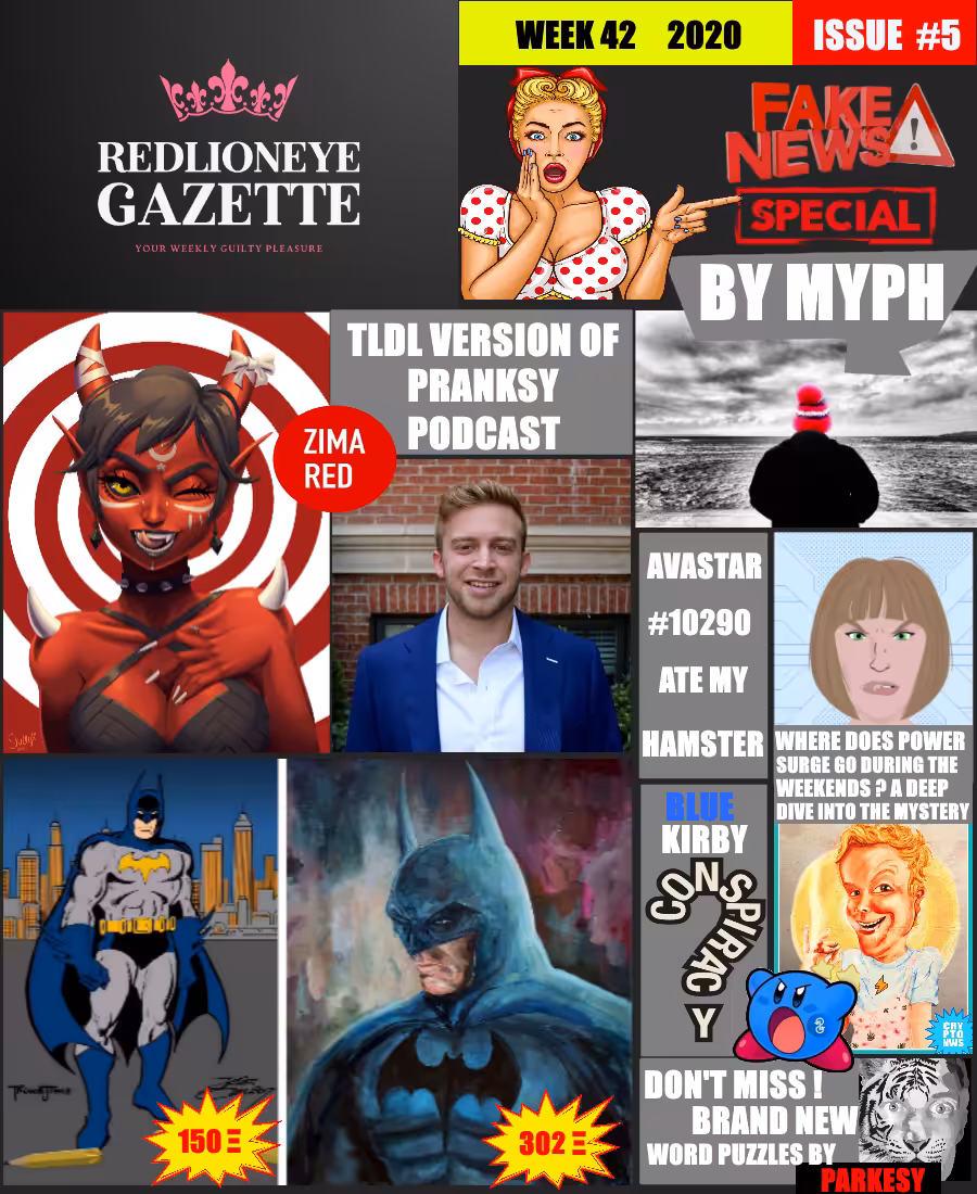 REDLIONEYE GAZETTE: 𝐑𝐄𝐃𝐋𝐈𝐎𝐍𝐄𝐘𝐄 𝐆𝐀𝐙𝐄𝐓𝐓𝐄 #𝟓