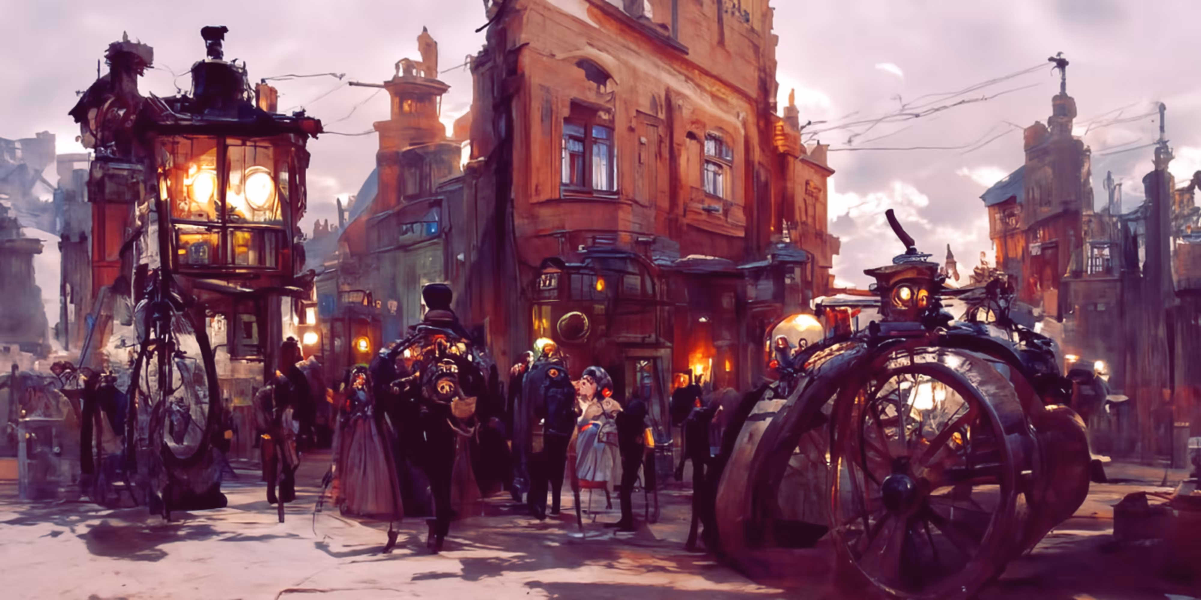 SteamPunk cityScape #012
