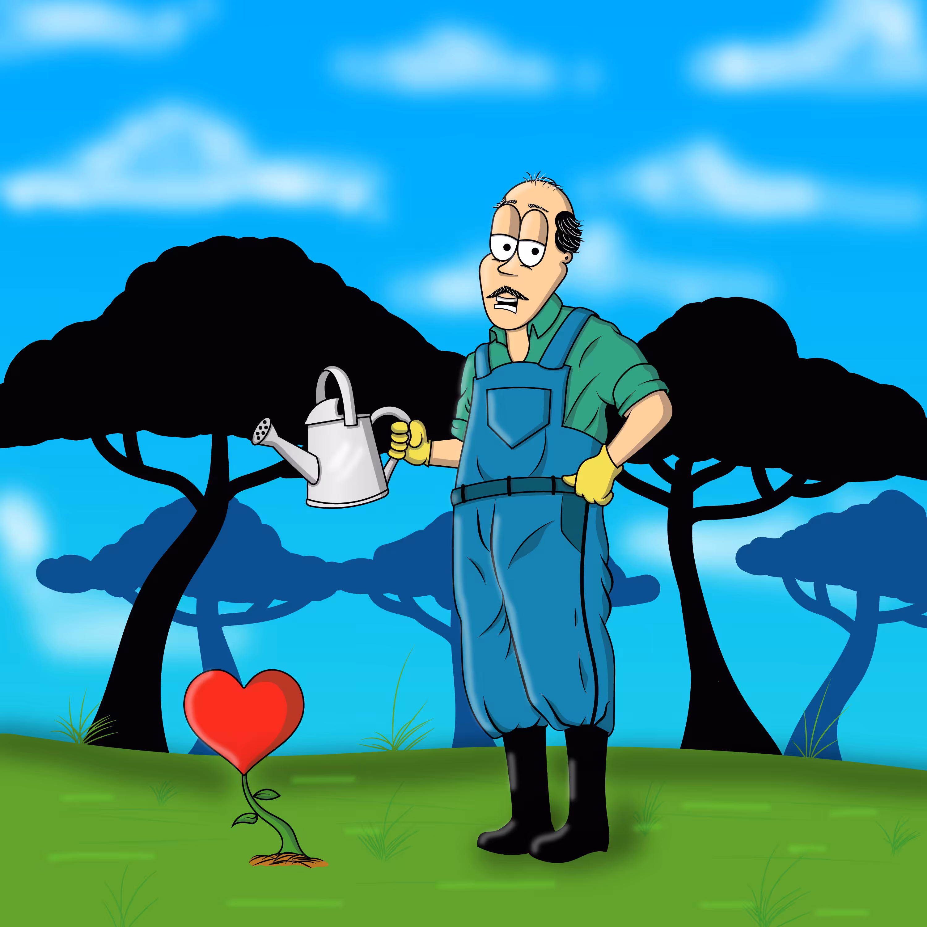 Fun Sketches: Plant Love