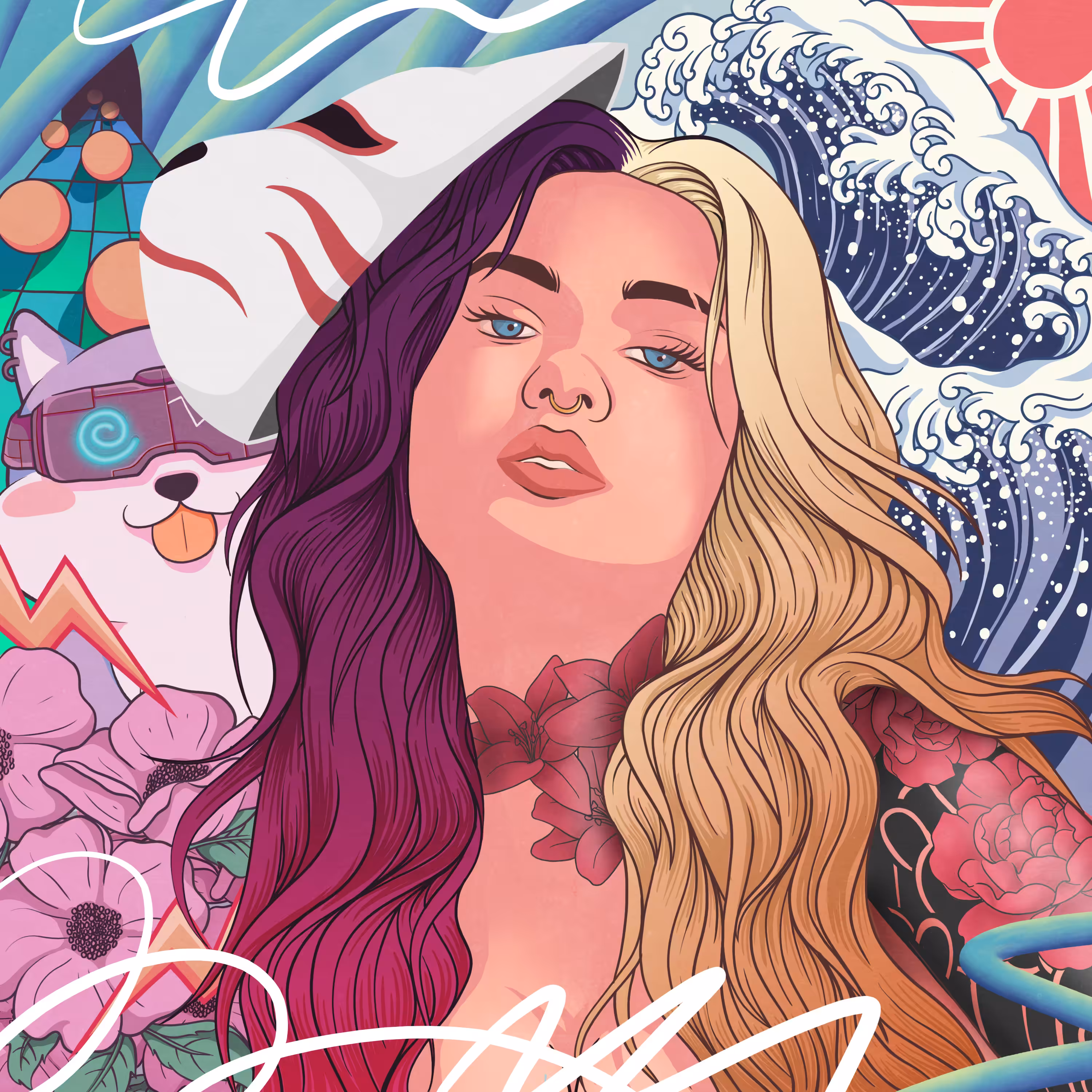 different girl - exotic random
