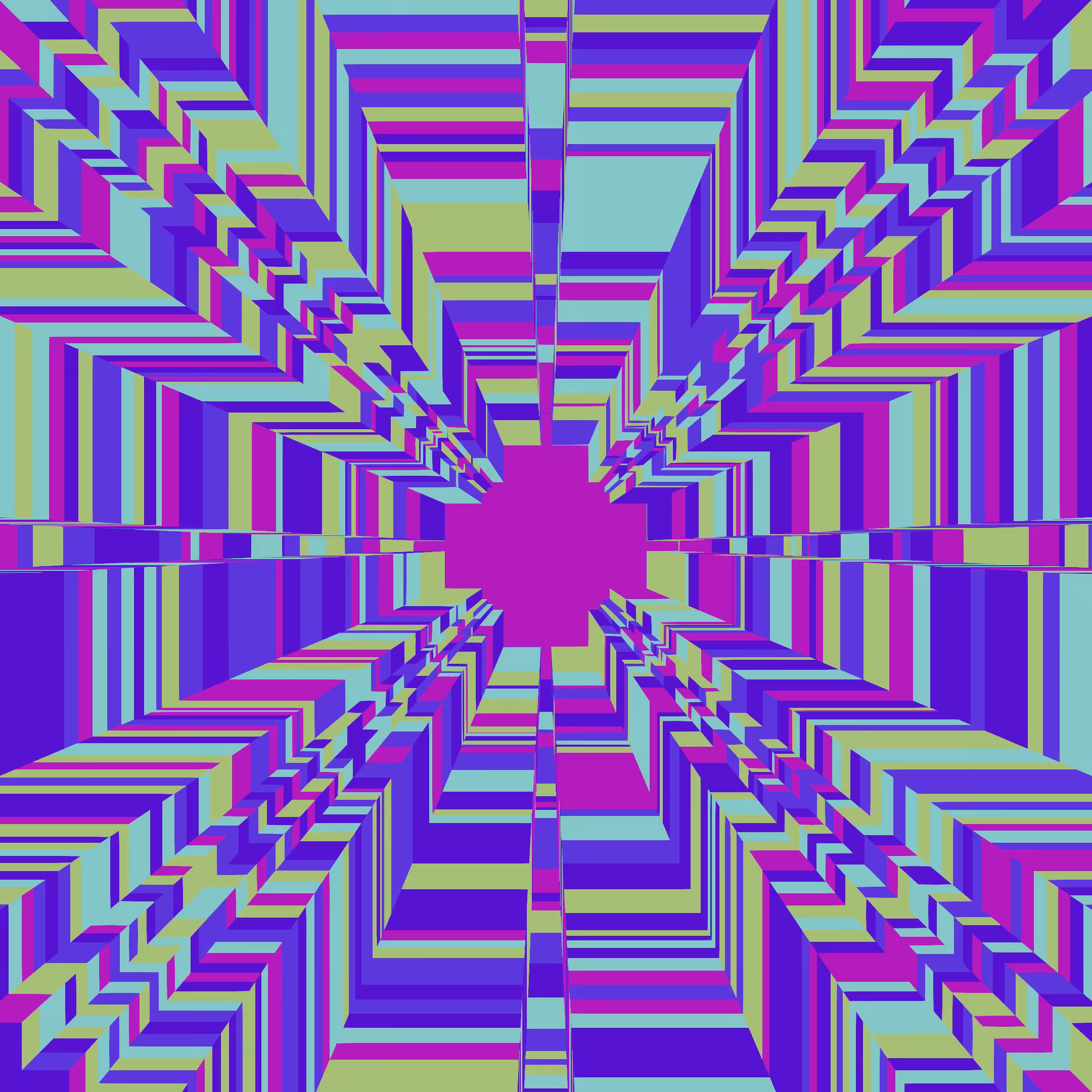 And fly through endless corridors