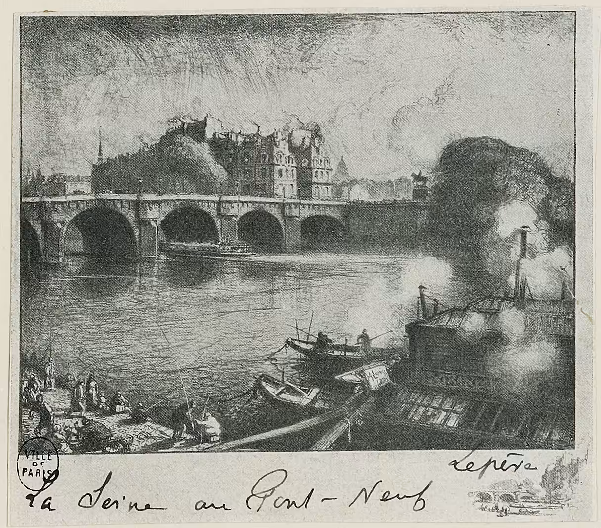 La Seine au Pont-Neuf