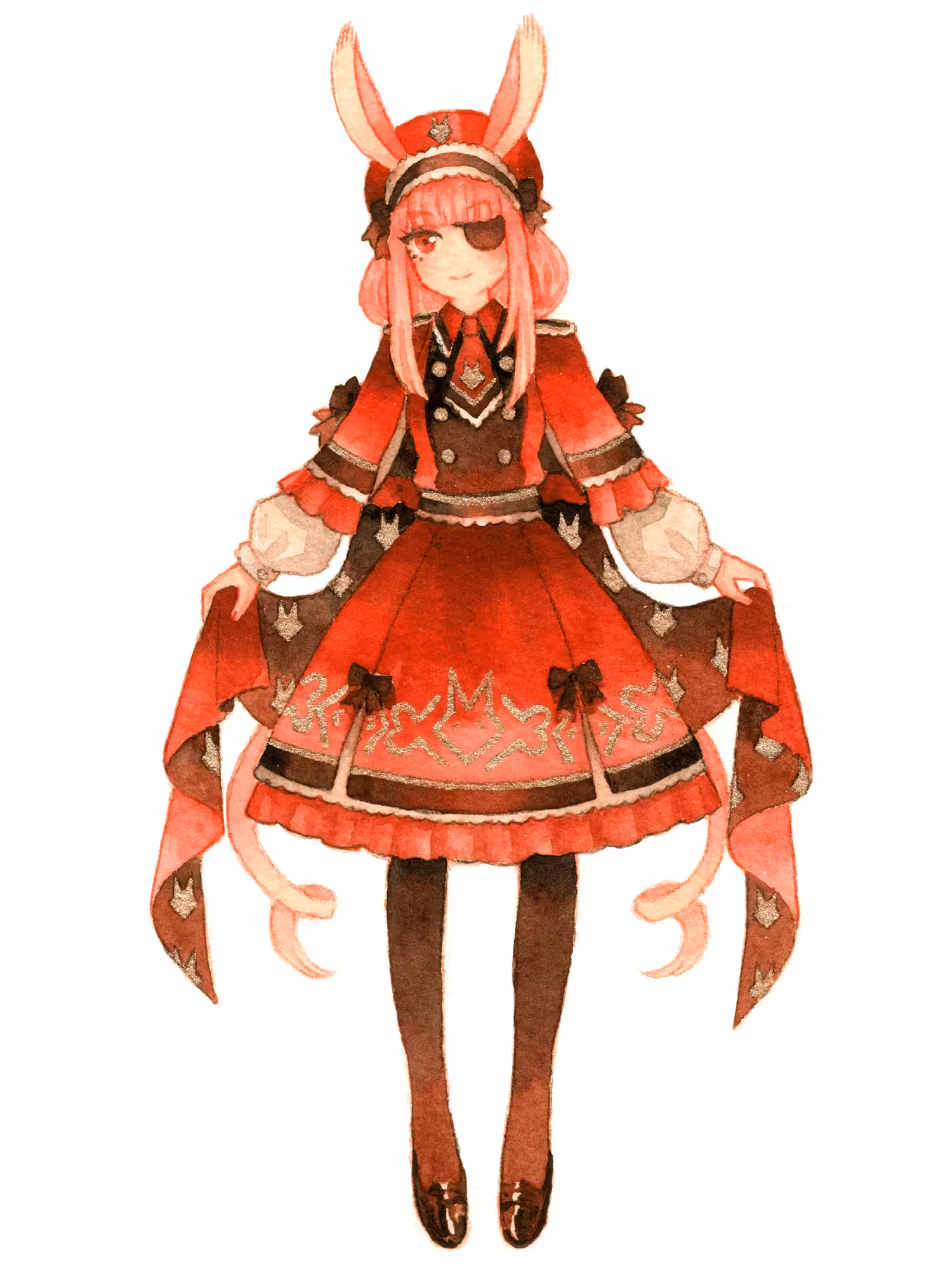 Red bunny