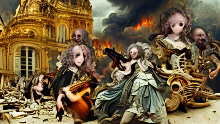 french baroque apocalypse of fate (pixray_genesis)