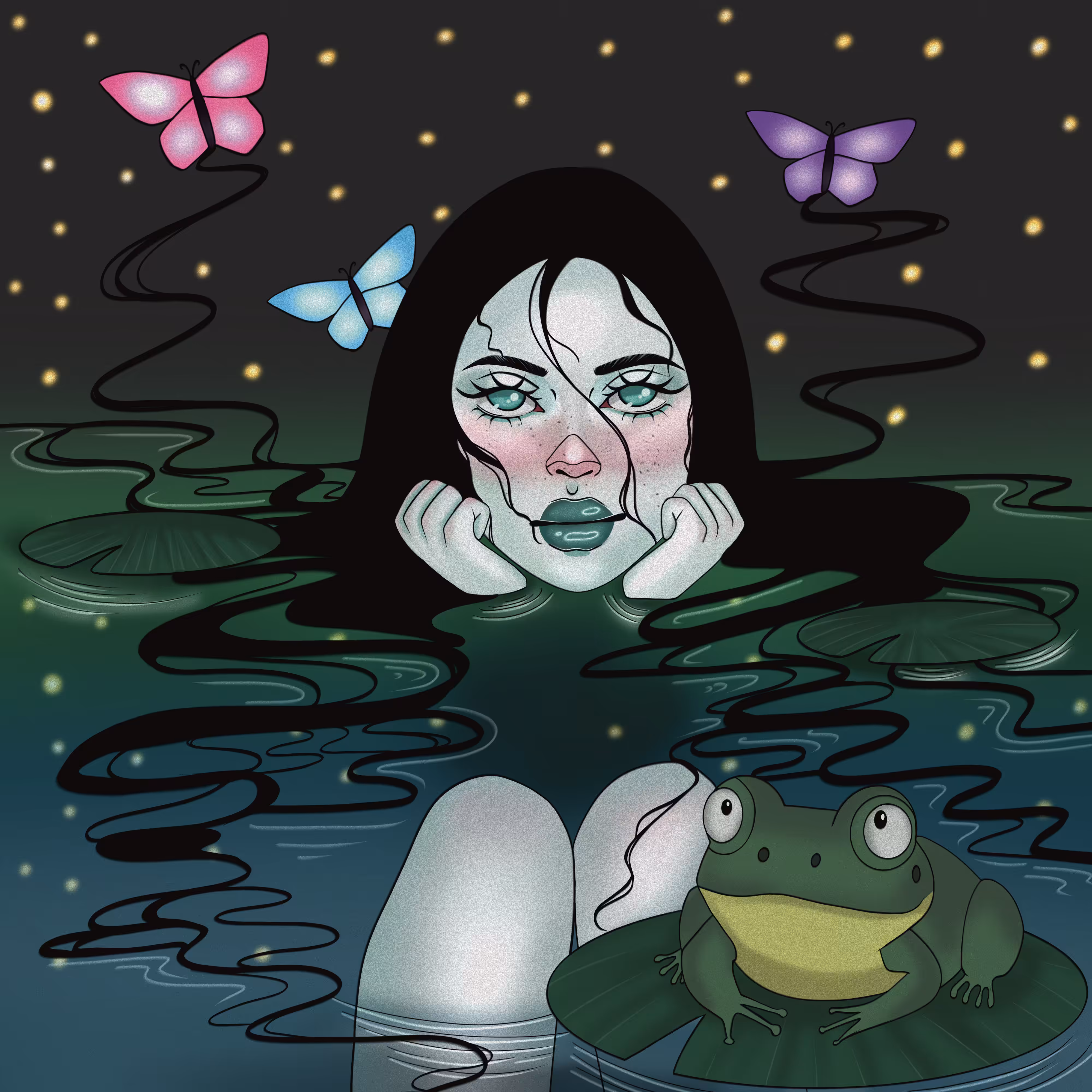 Lily Pond Reverie 