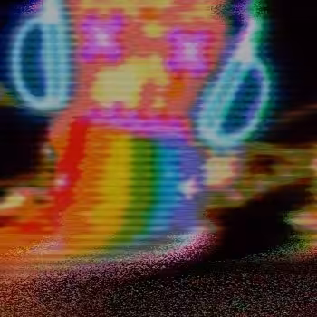 Glitch and cyberglitch gifs 