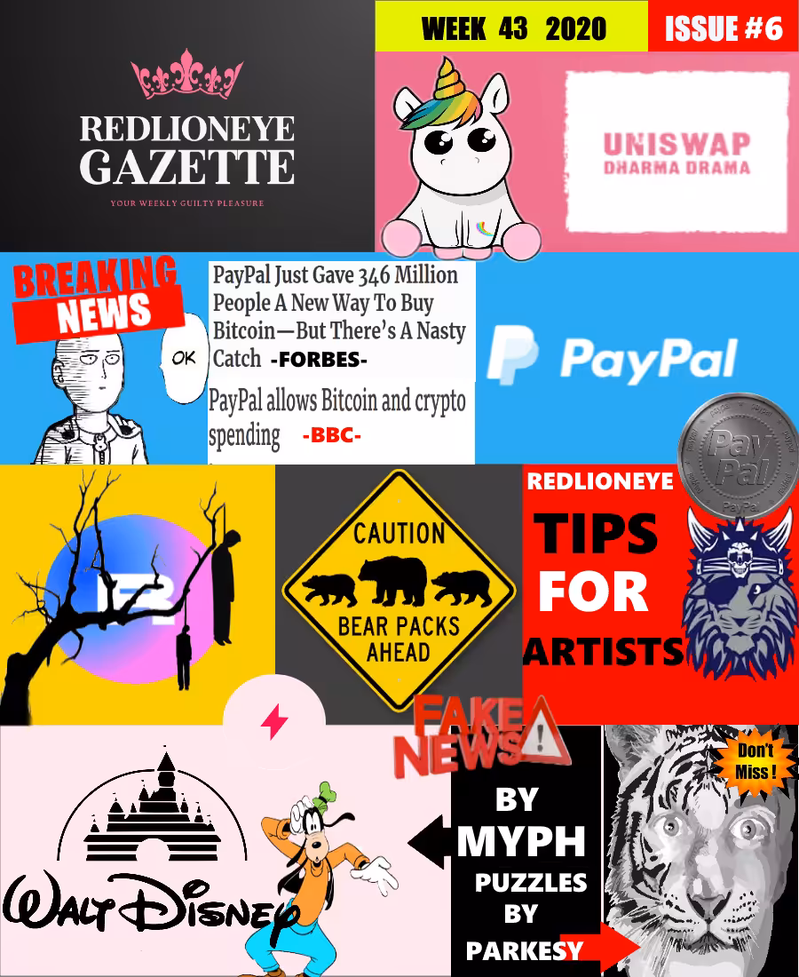REDLIONEYE GAZETTE: 𝐑𝐄𝐃𝐋𝐈𝐎𝐍𝐄𝐘𝐄 𝐆𝐀𝐙𝐄𝐓𝐓𝐄 #𝟔