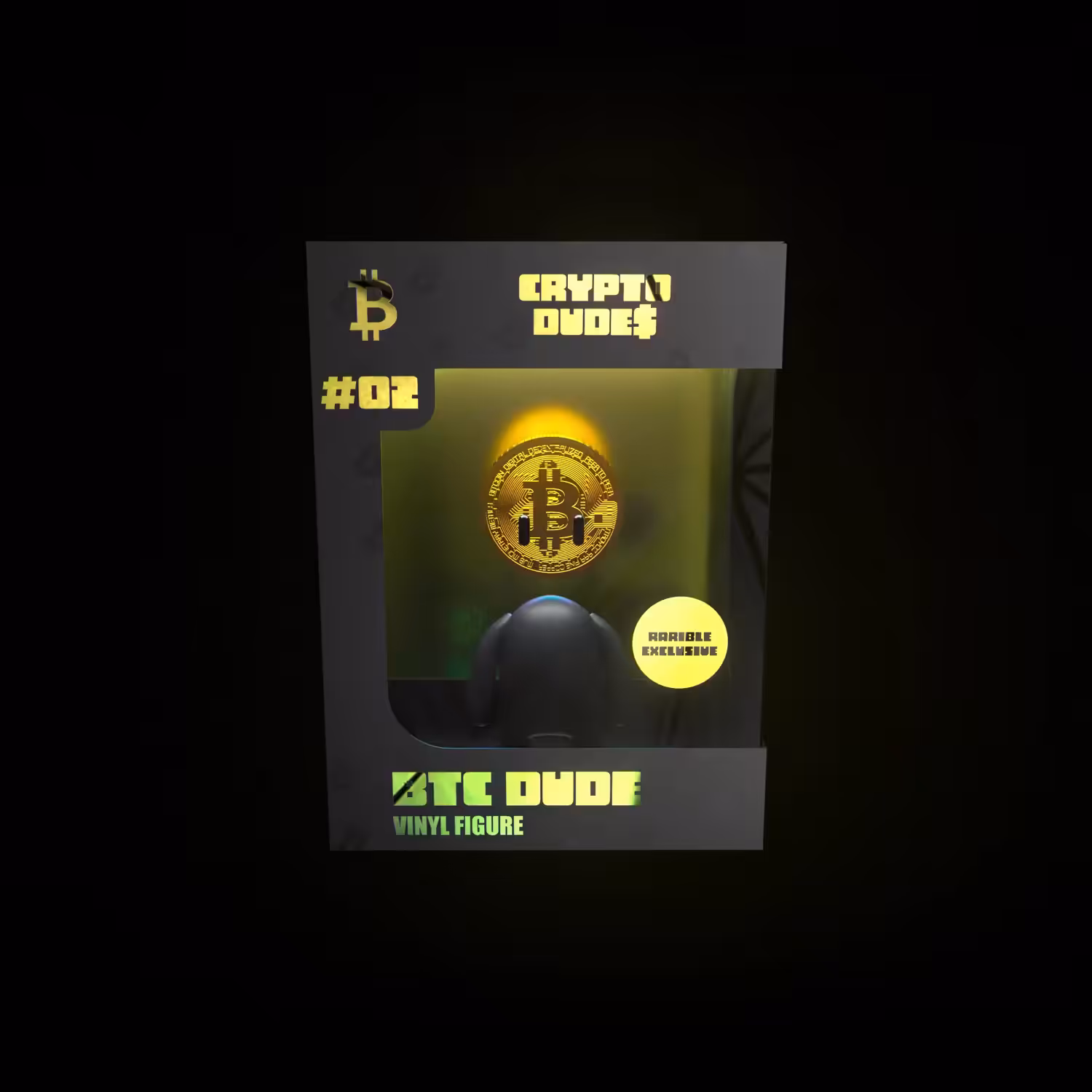 #02 BTC DUDE – RARIBLE EDITION [CRYPTO DUDE$]