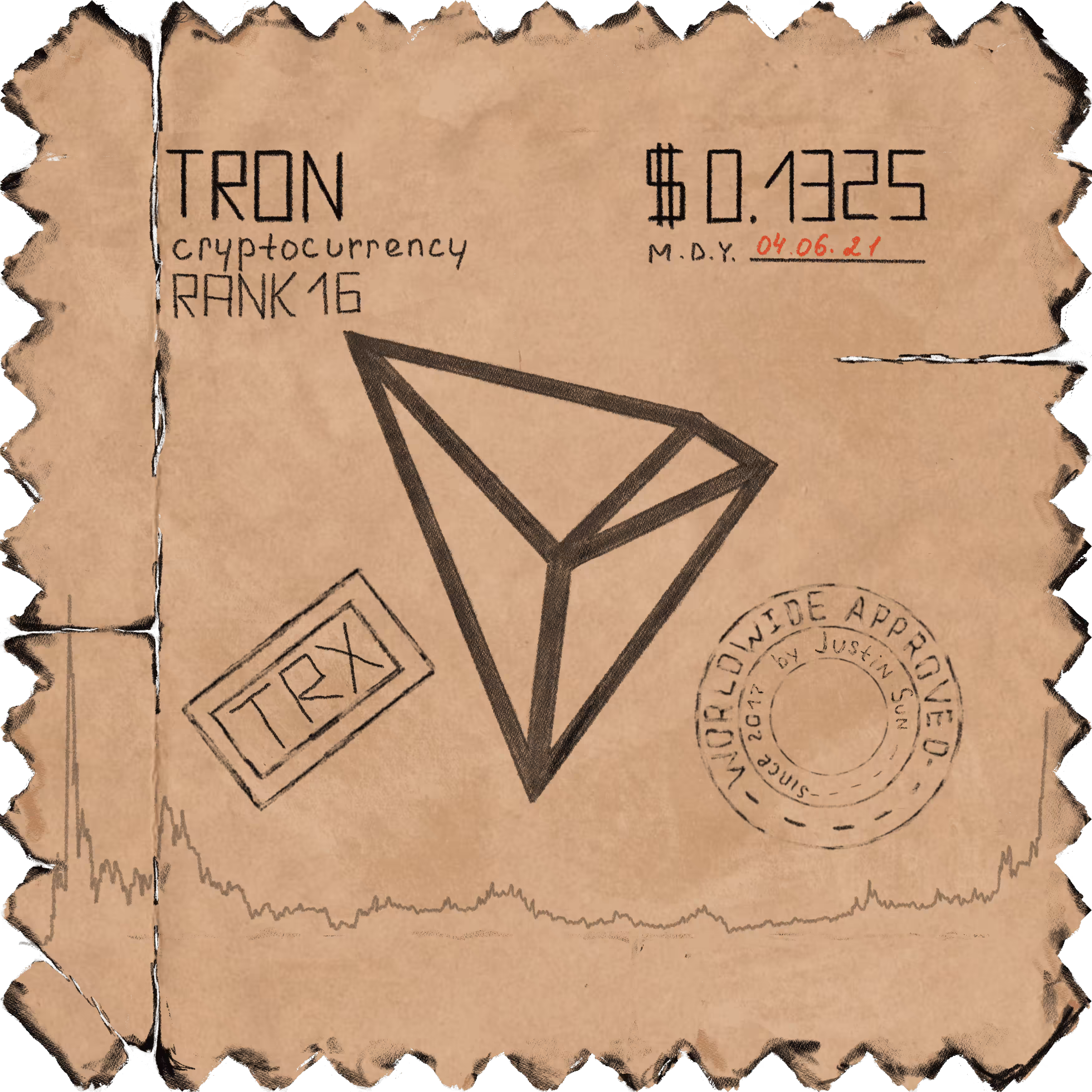 CryptoStamp TRX #17