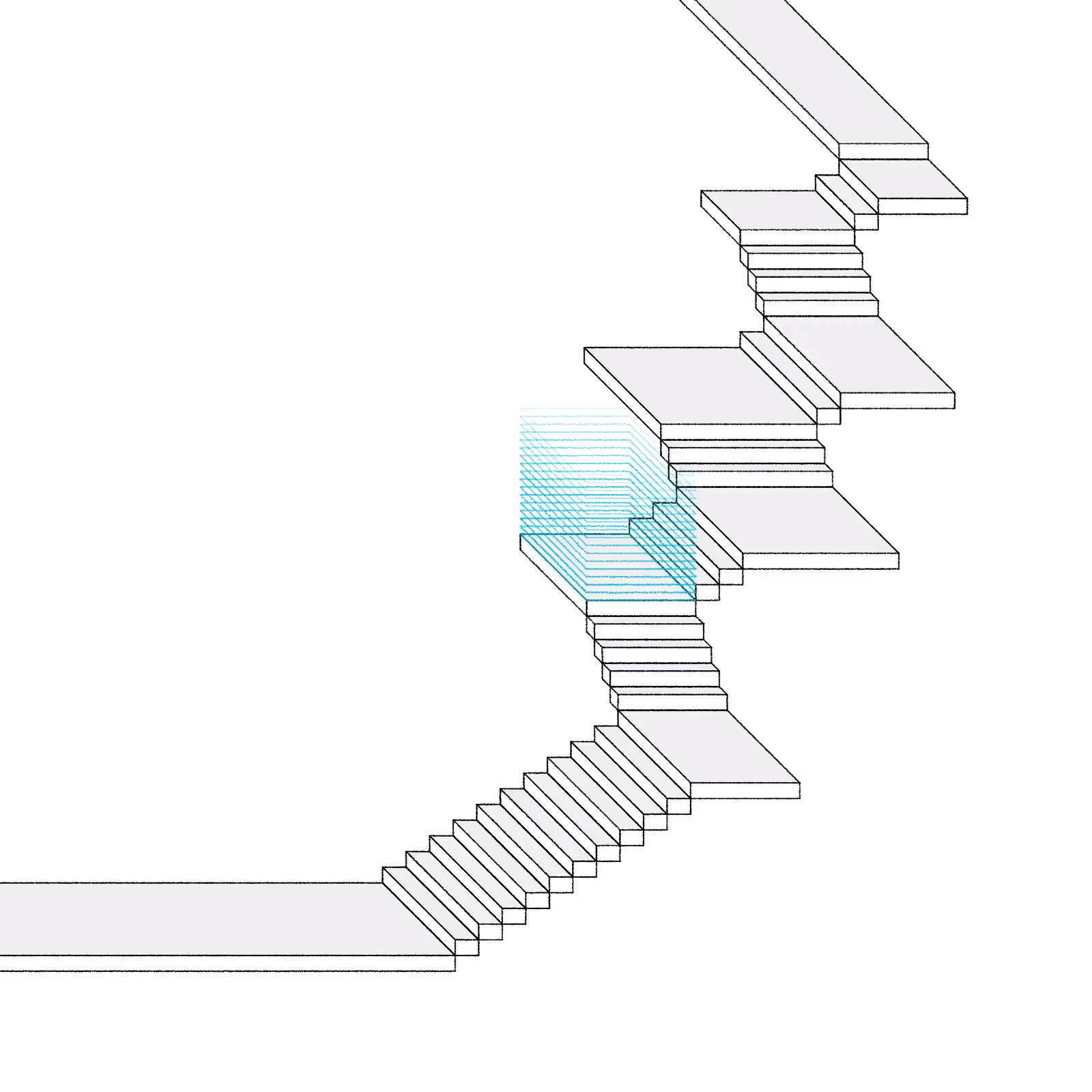 Stairs in a room #37