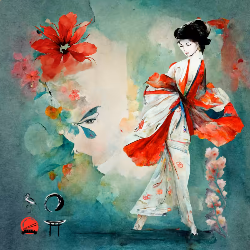The dancing geisha #10