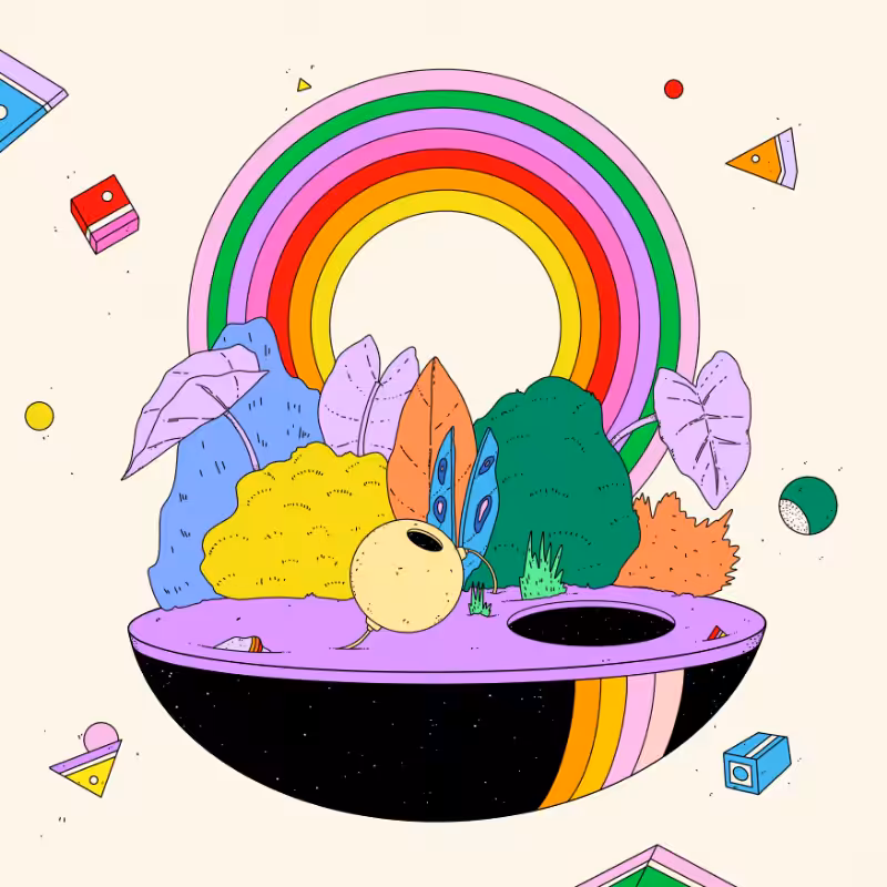 🌈🌴🪐 #134