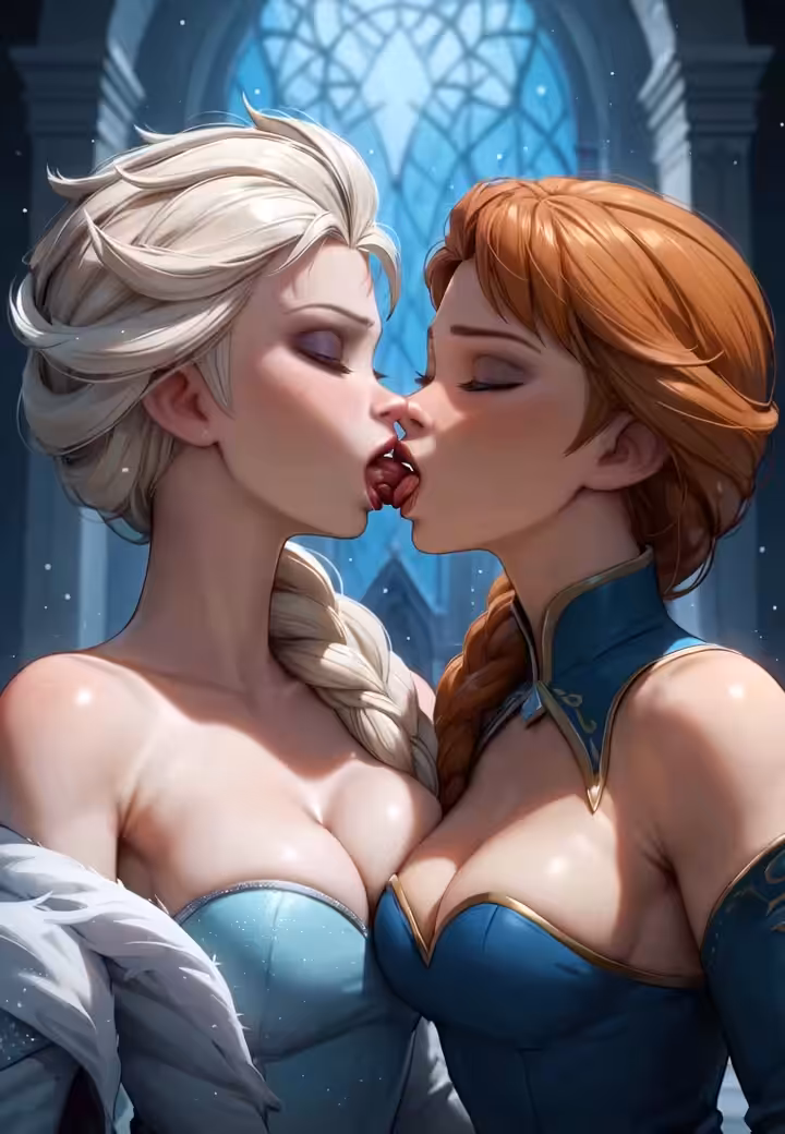 AI art / Rule 34 AI : Lesbian Monogamy 2