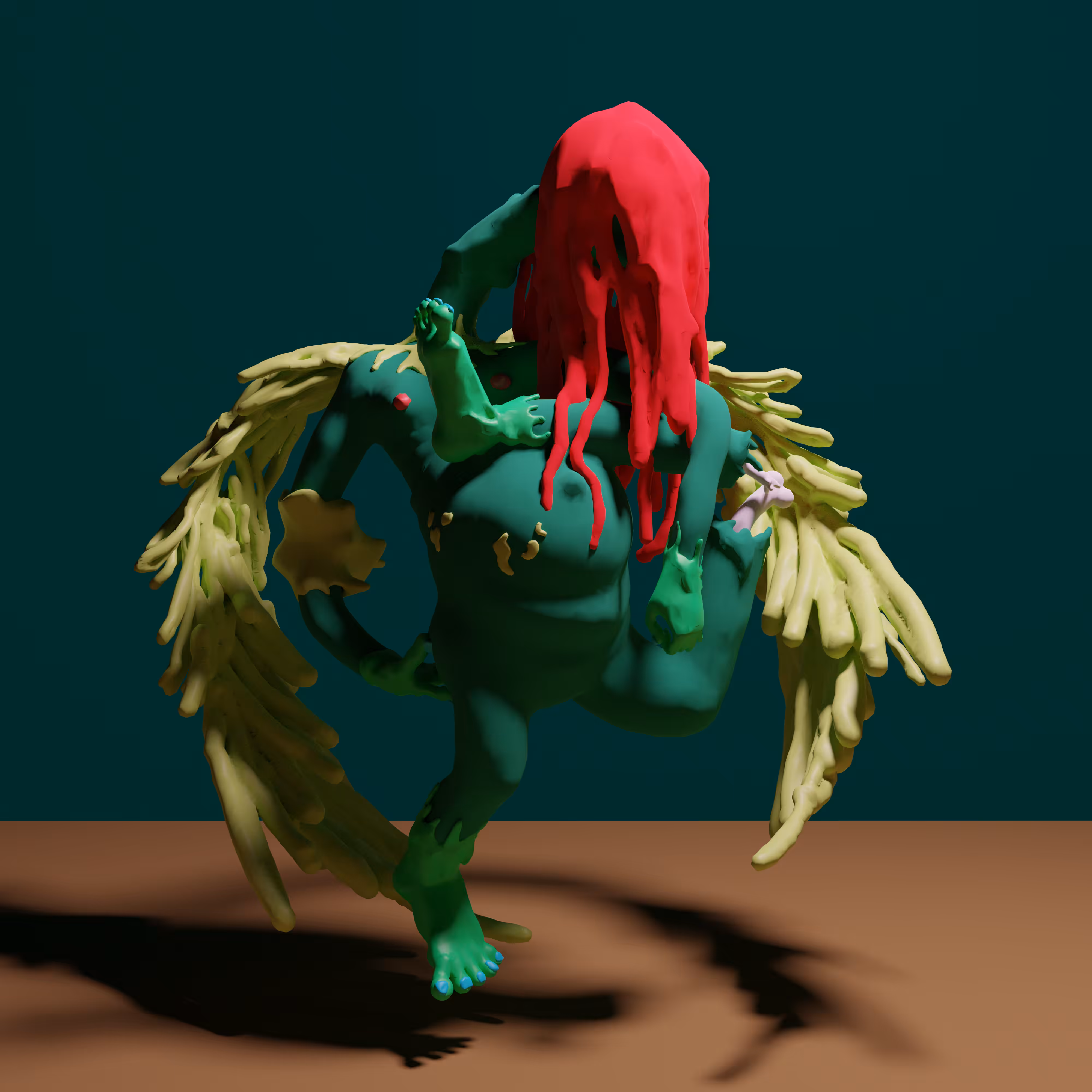 Broken Red Hair Fairy