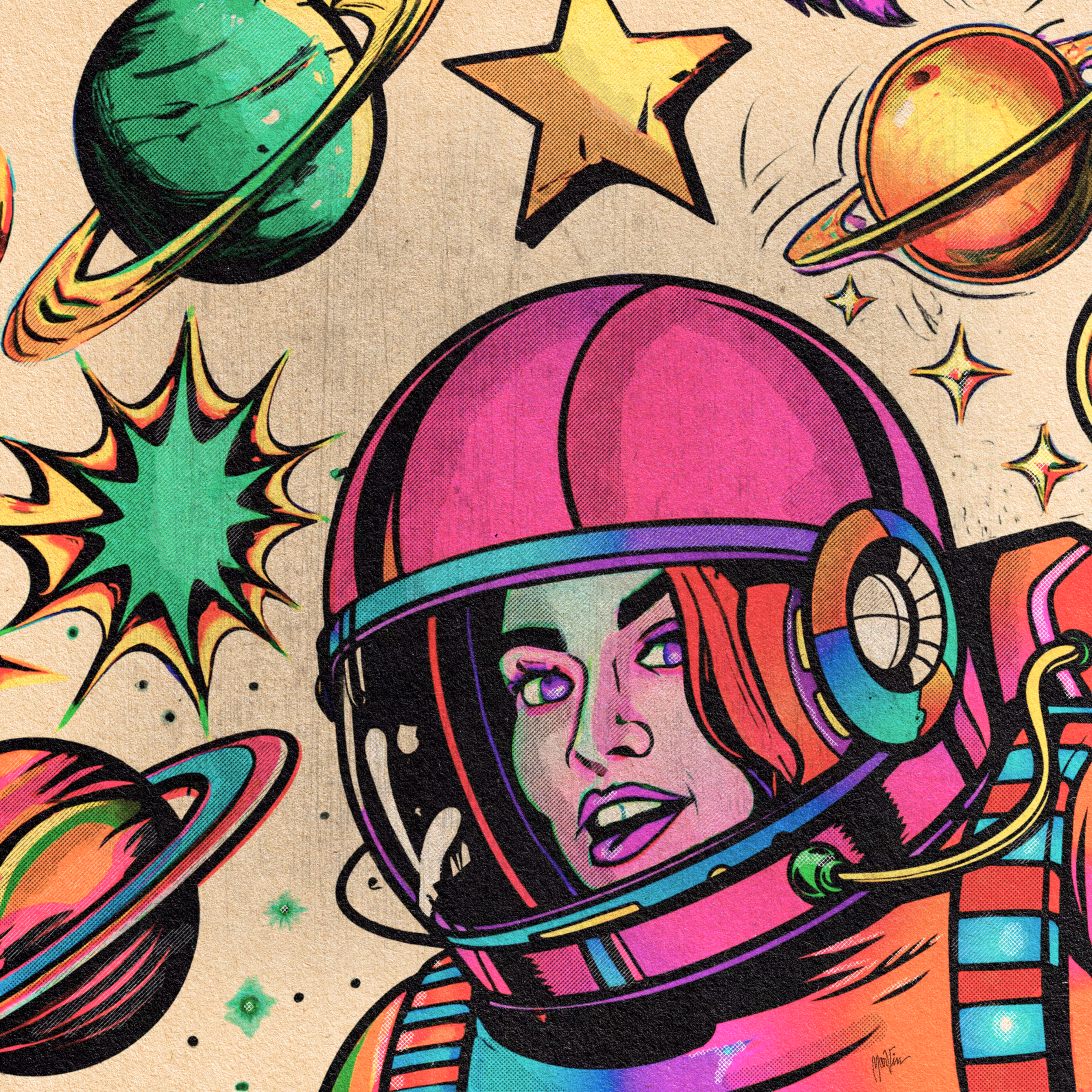 Pop Art Astronaut