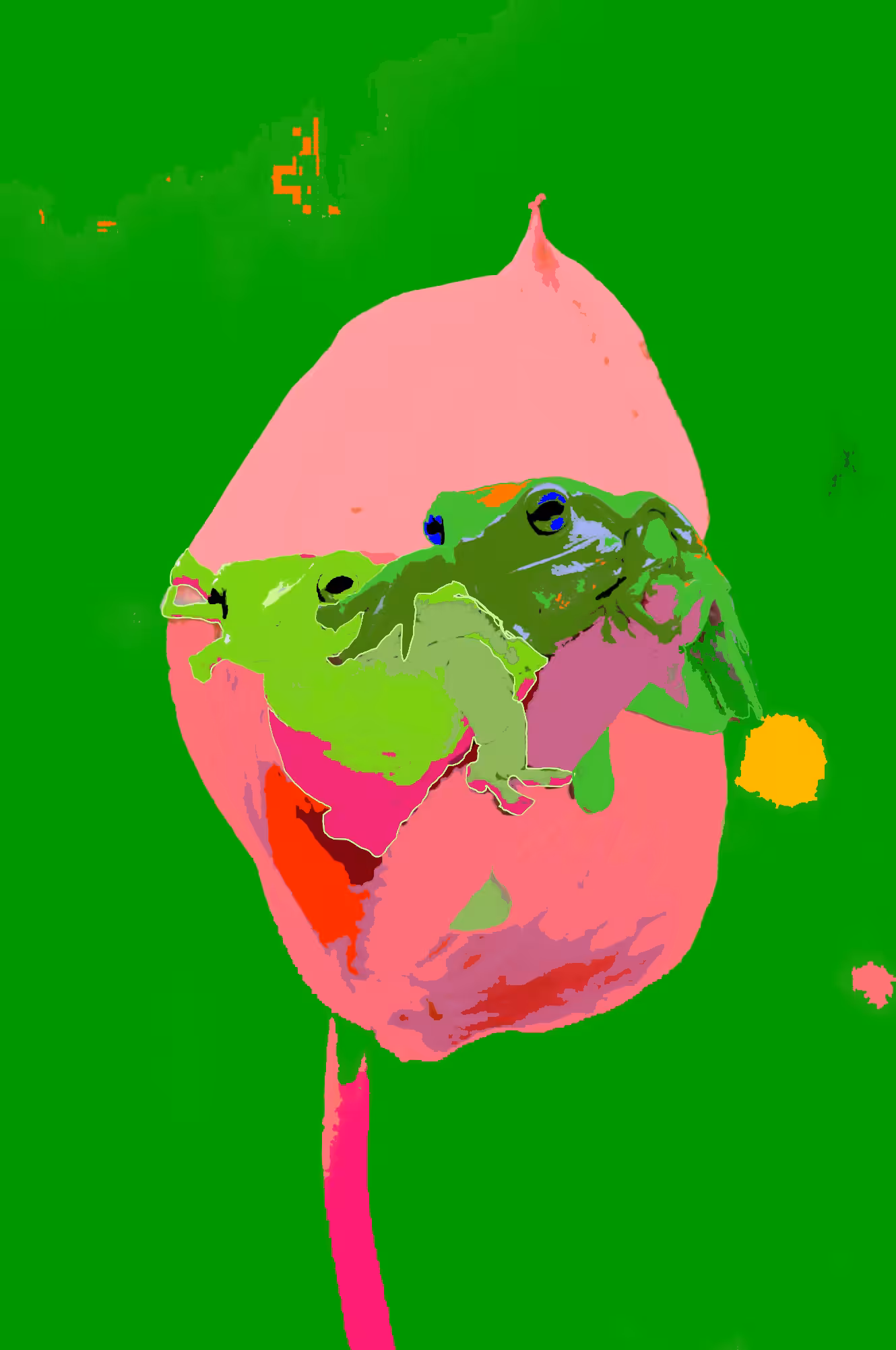 Green and Pink