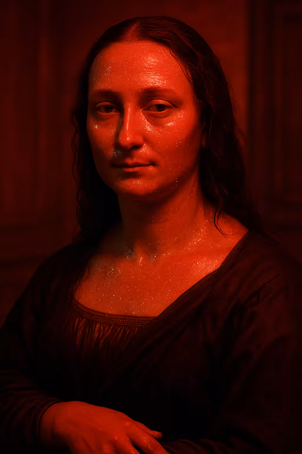 Red Gaze: Mona Reimagined