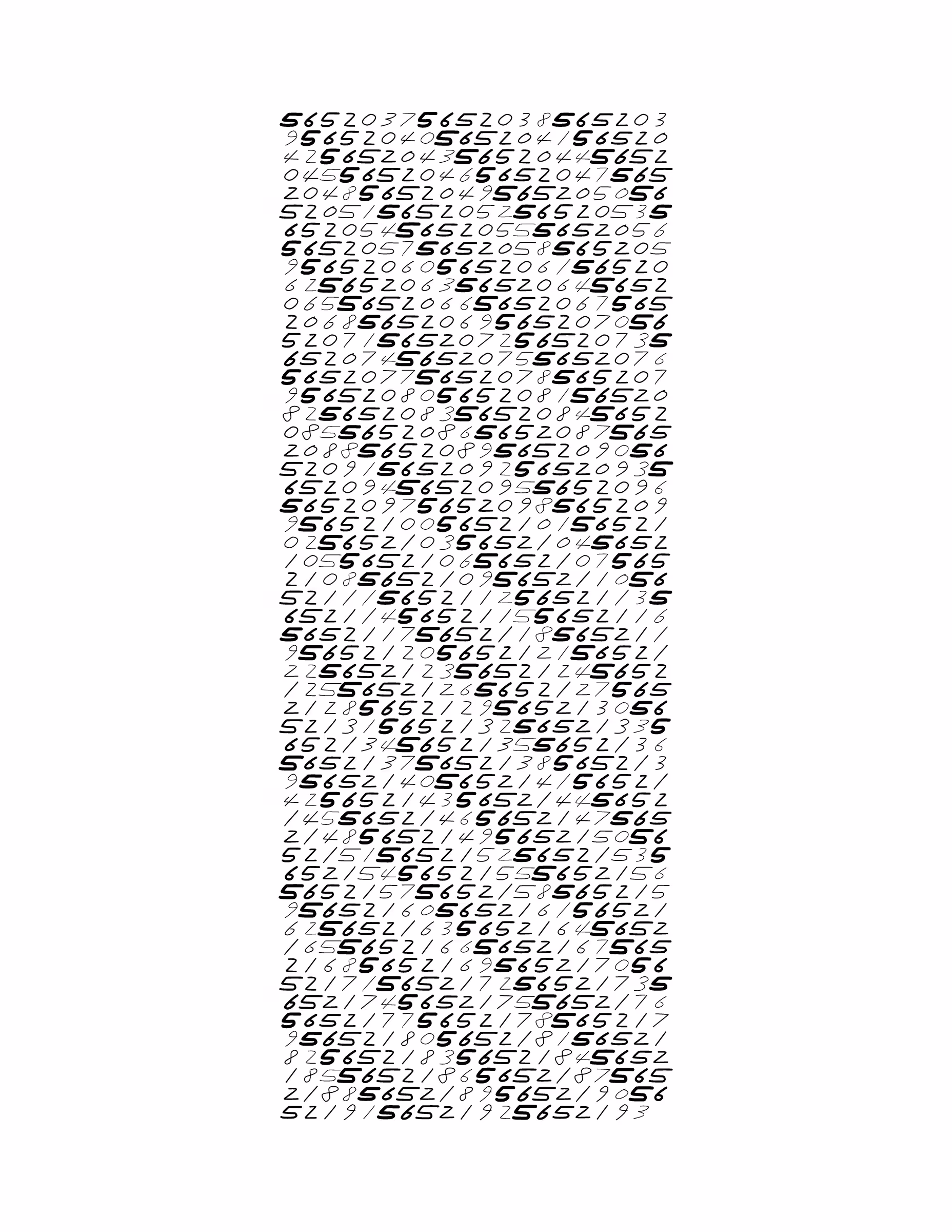 Endless (5,607,250 to Infinity) #131