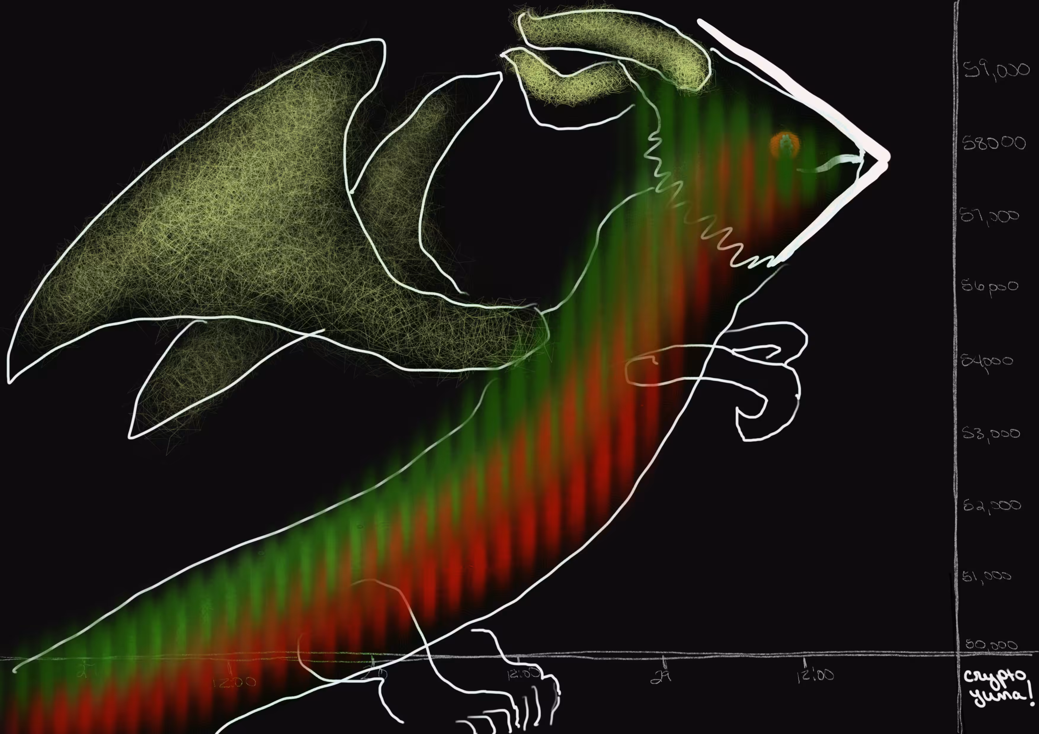 Ugly ass bitcoin dragon
