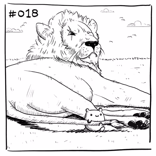 Suicidal Hamster #018 - Lion