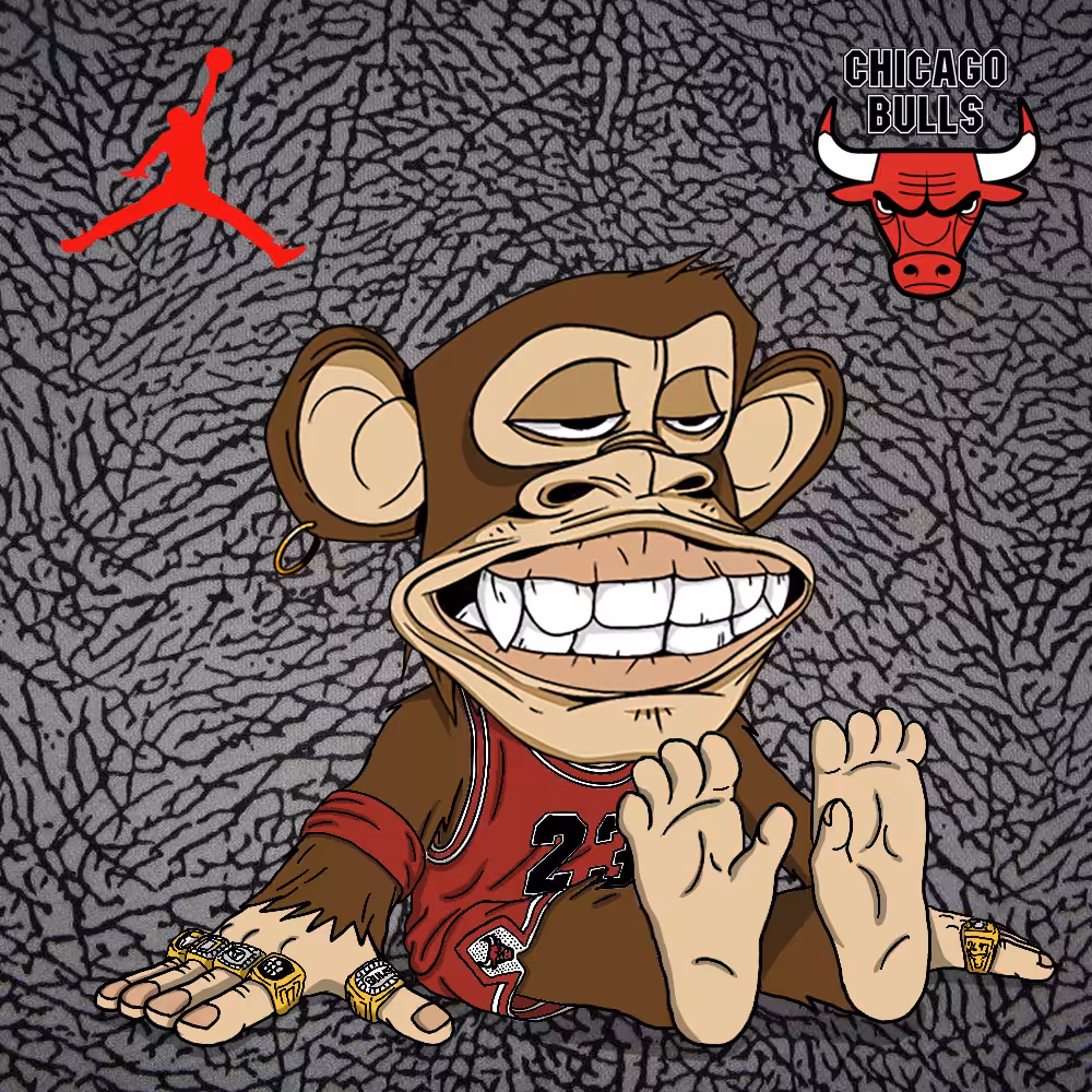 Resting Ape #023 - "Michael Jordan"