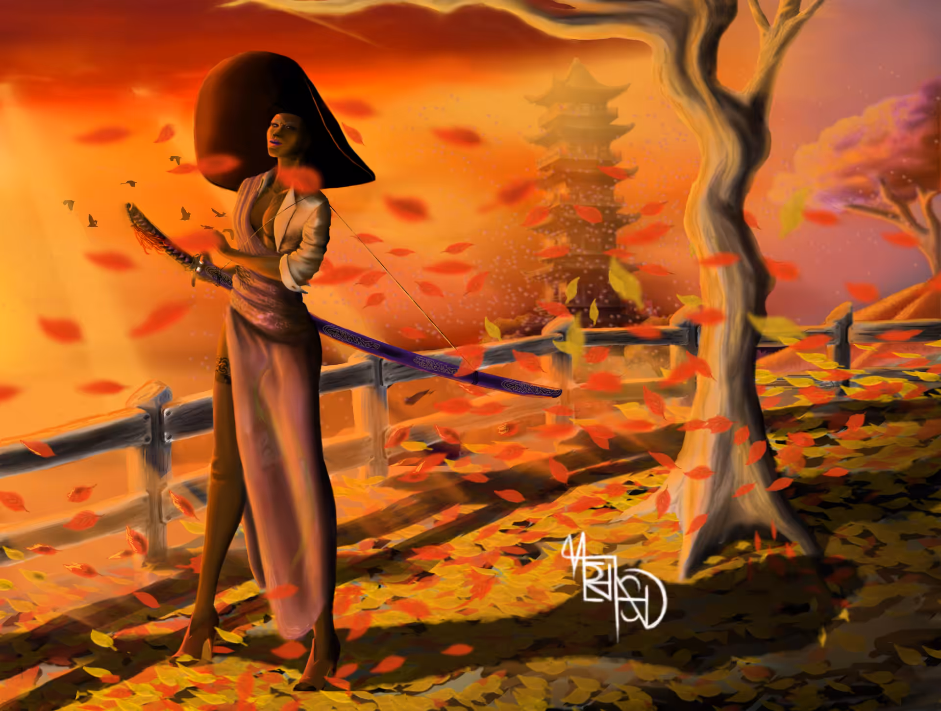 she's not samurai