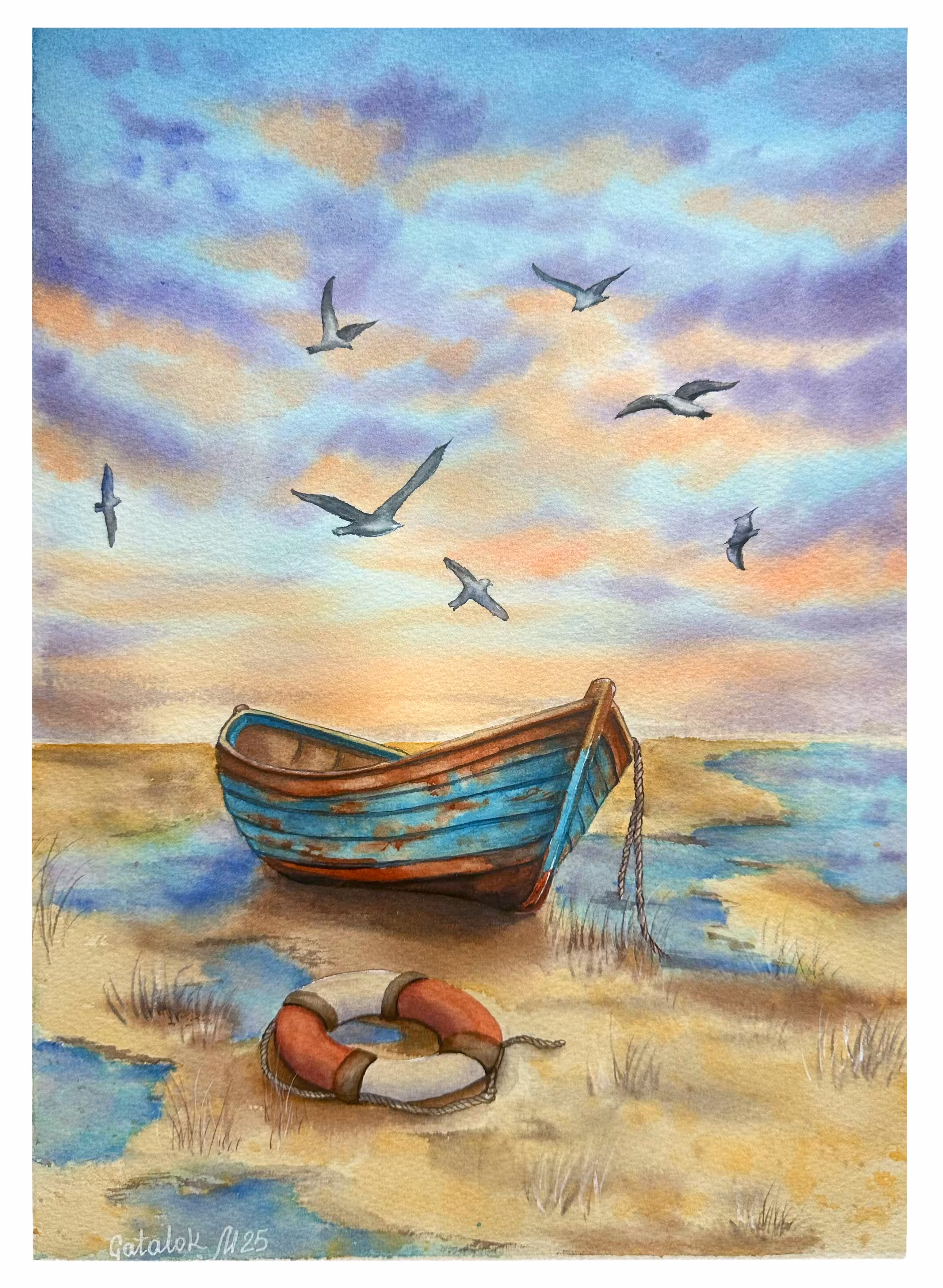 Low tide