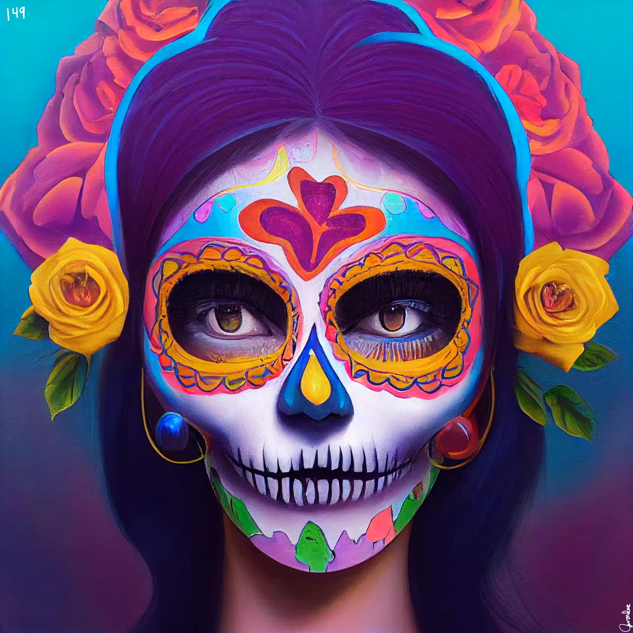 sugar skull #149