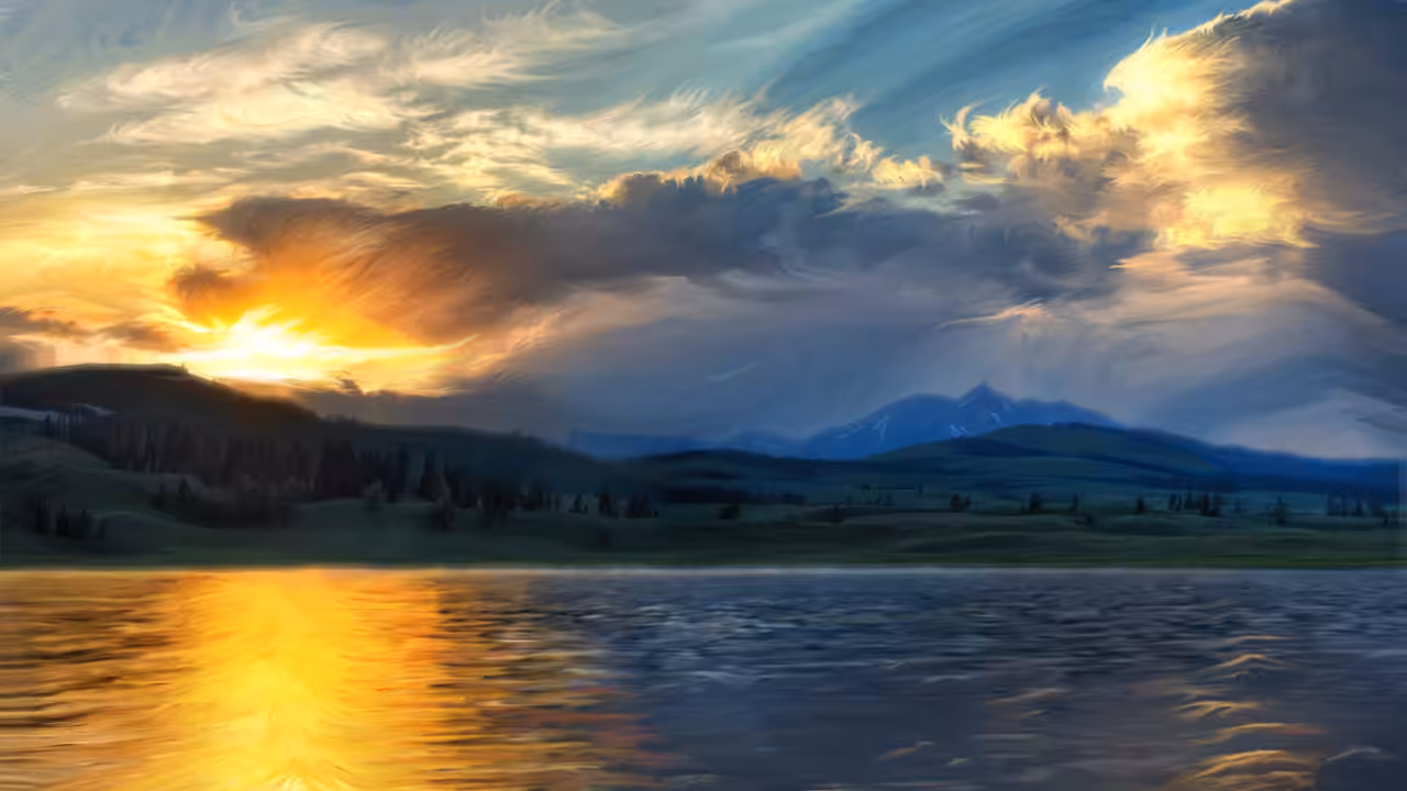 Yellowstone on Fire