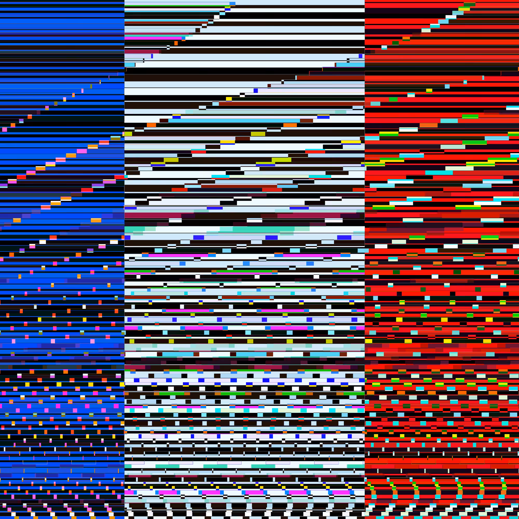 Glitchometry Stripes #124
