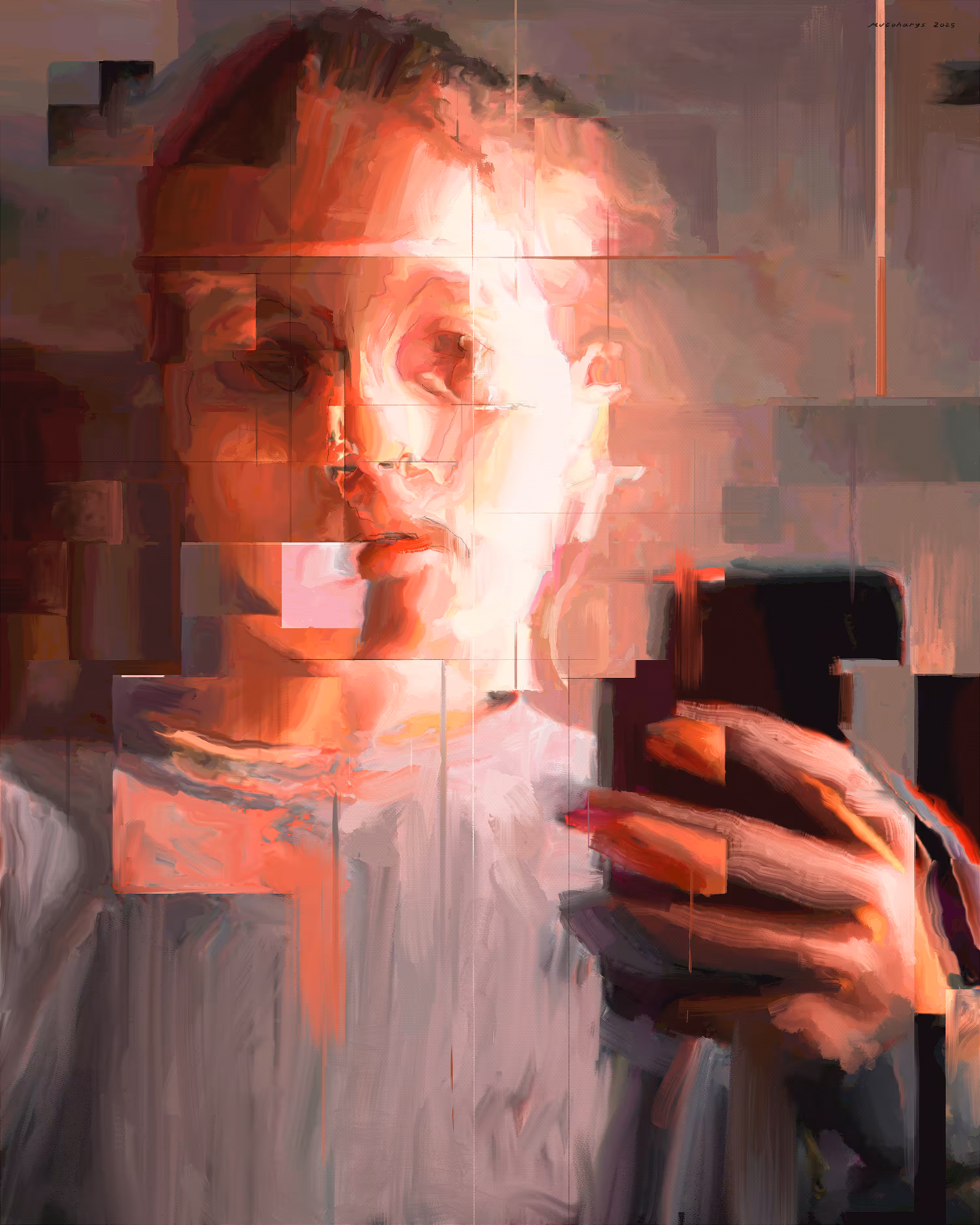 Mirror Selfie of a Little Girl