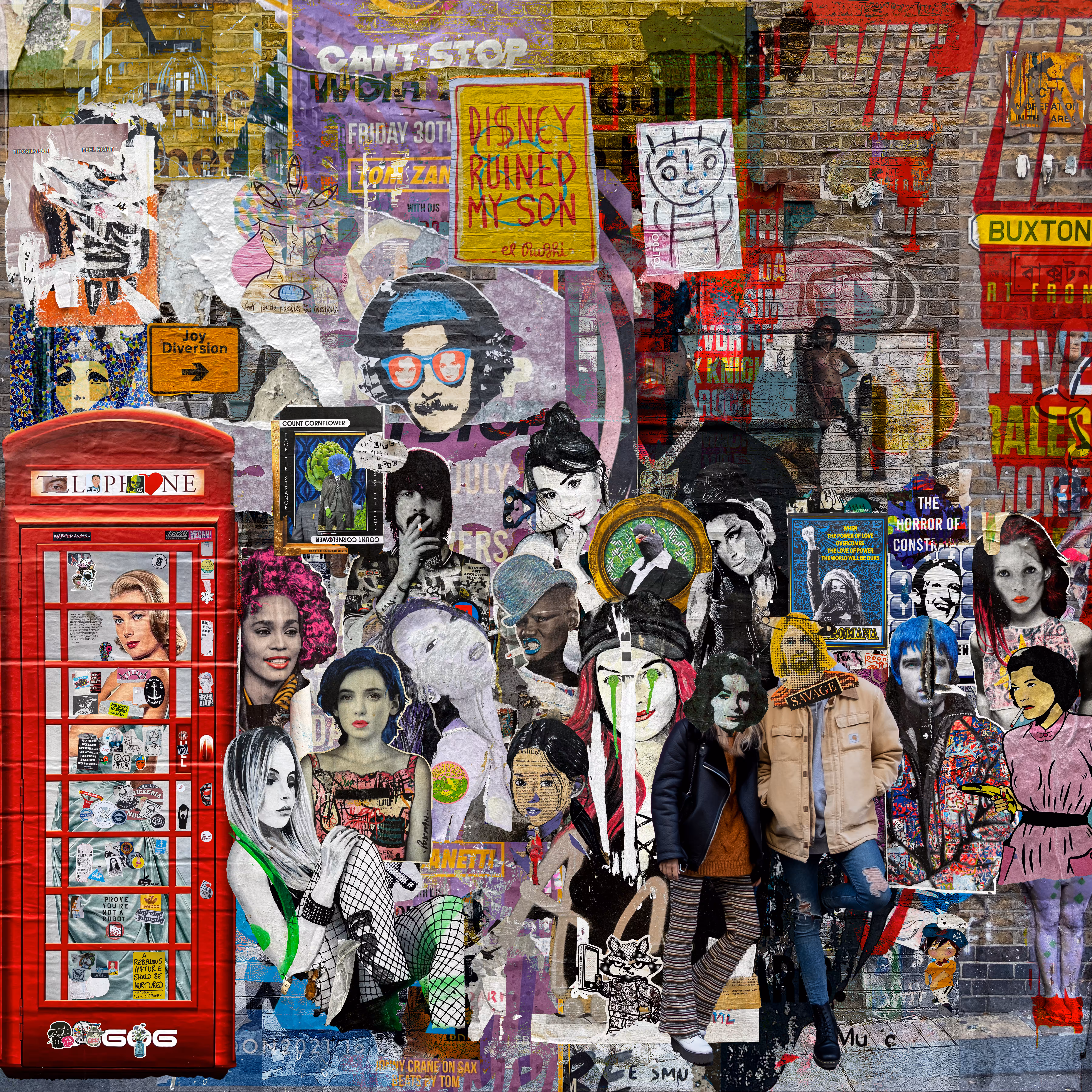 MadebyGDIrons Street Art Stickers Part One Number Seven 