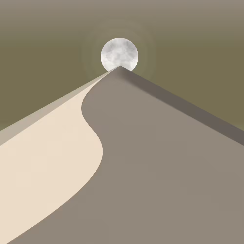 Dune & Moon #46