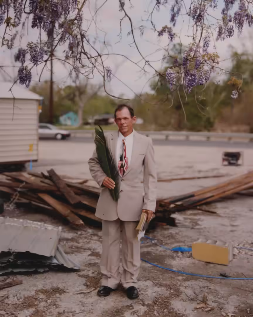  #42 Patrick, Palm Sunday, Baton Rouge by Alec Soth from Dissolutions (Sleeping by the Mississippi)