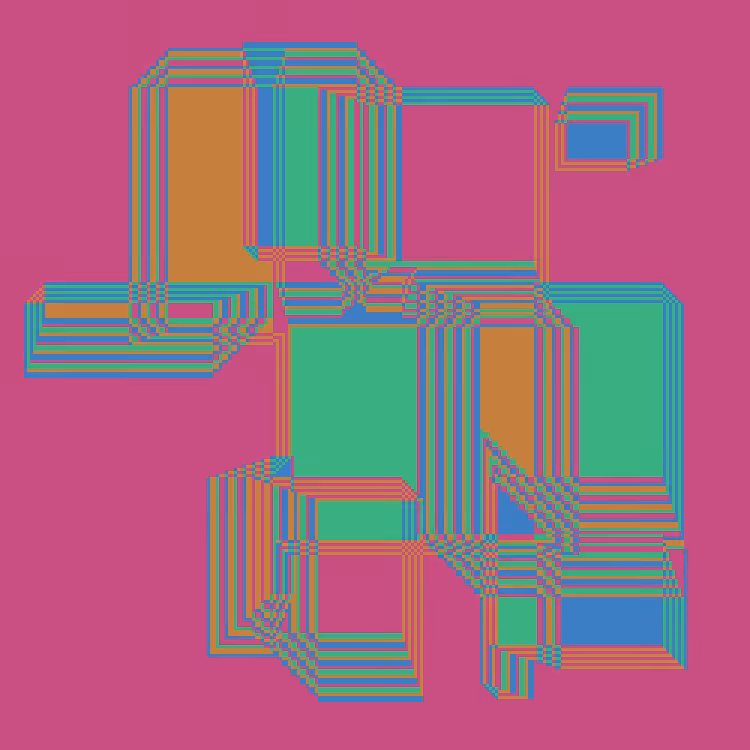 Superimposed Rectangles #102