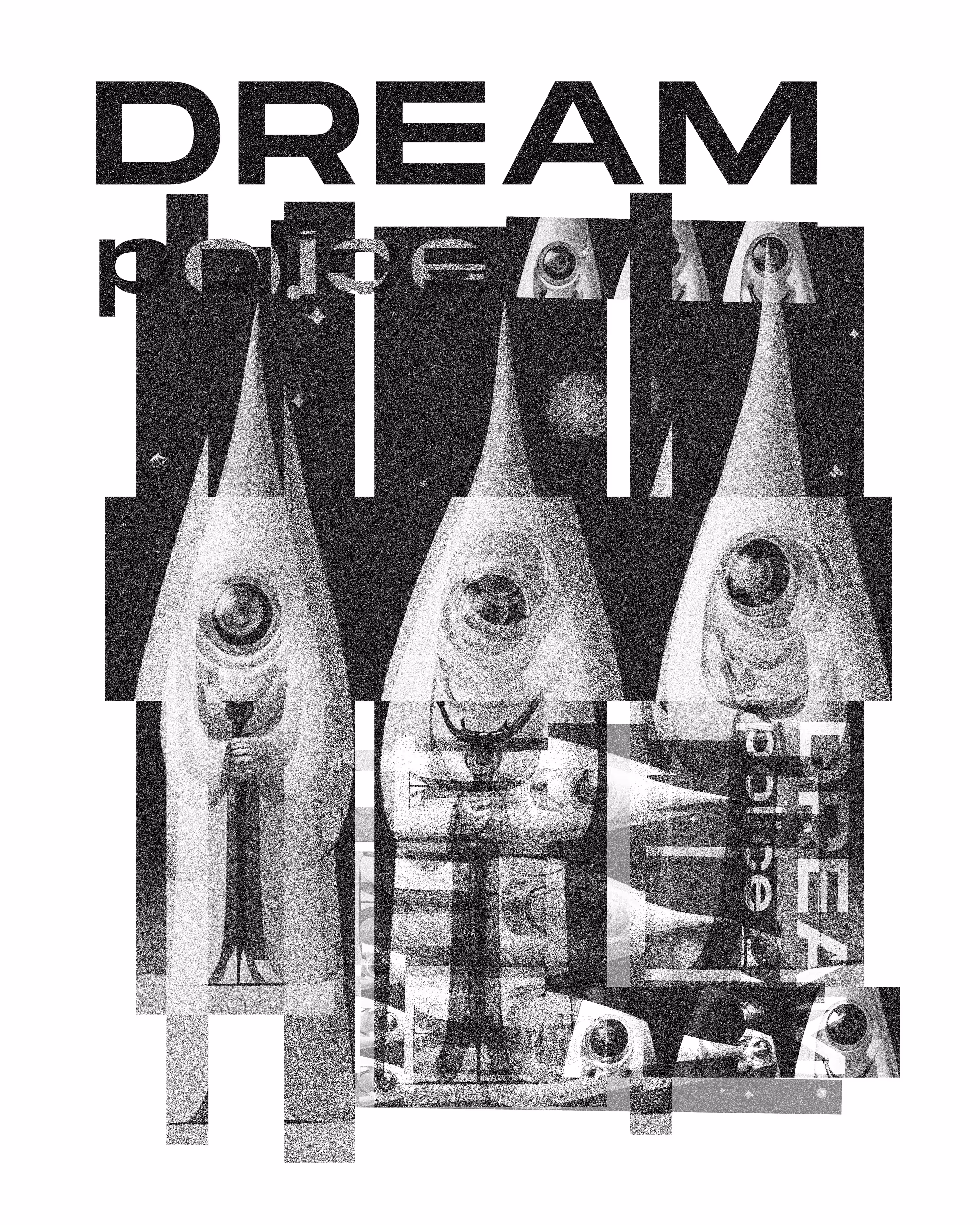 Dream Police White Poster