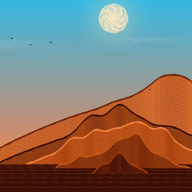 Painted Mountain Sunset #3
