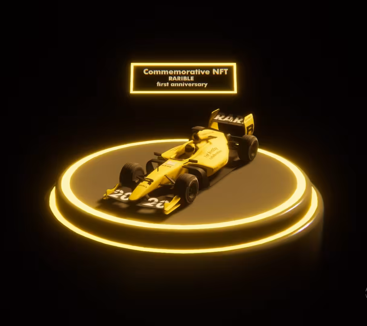F1 #Rarible #NFT Commemorative