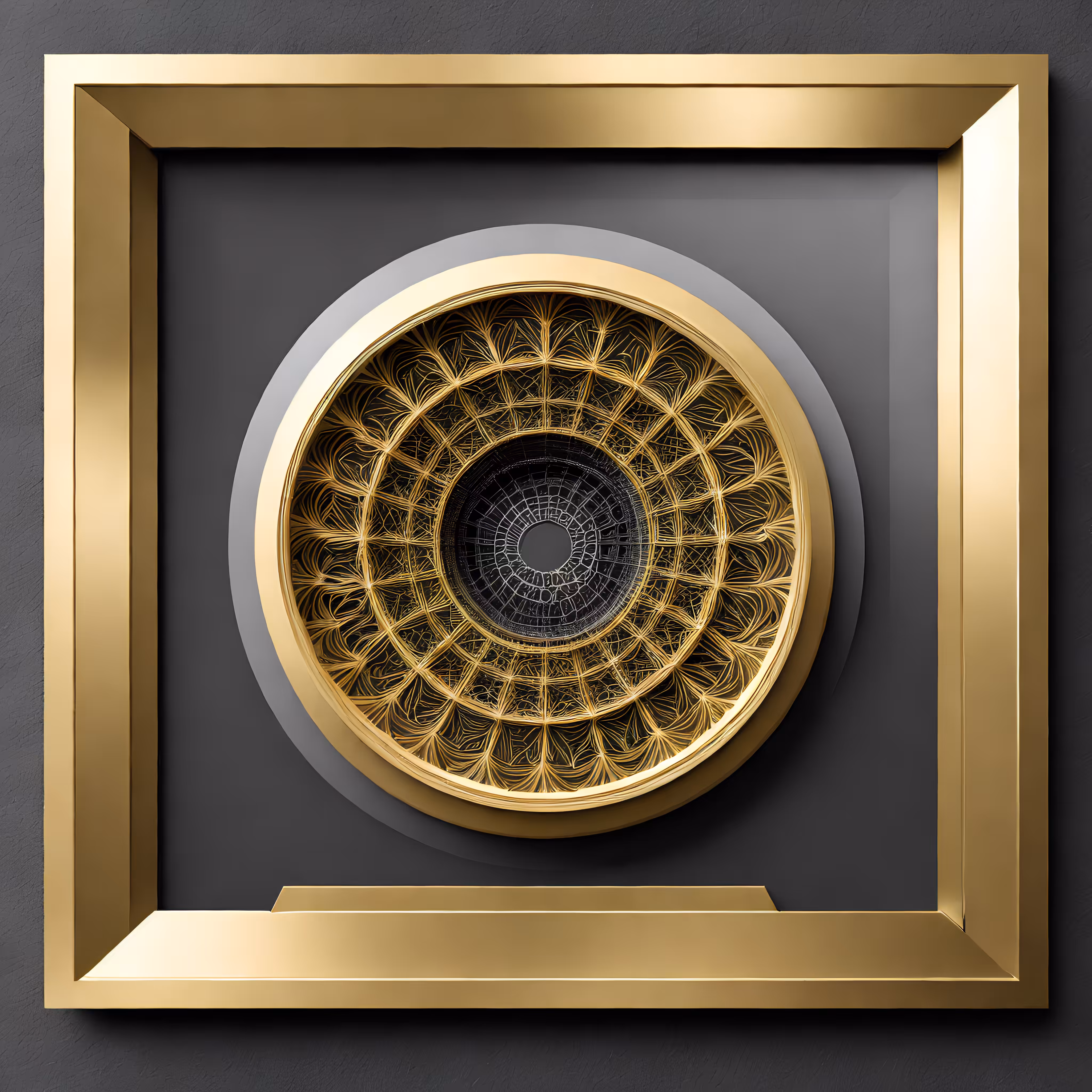 Luxurious Gold Framed Art