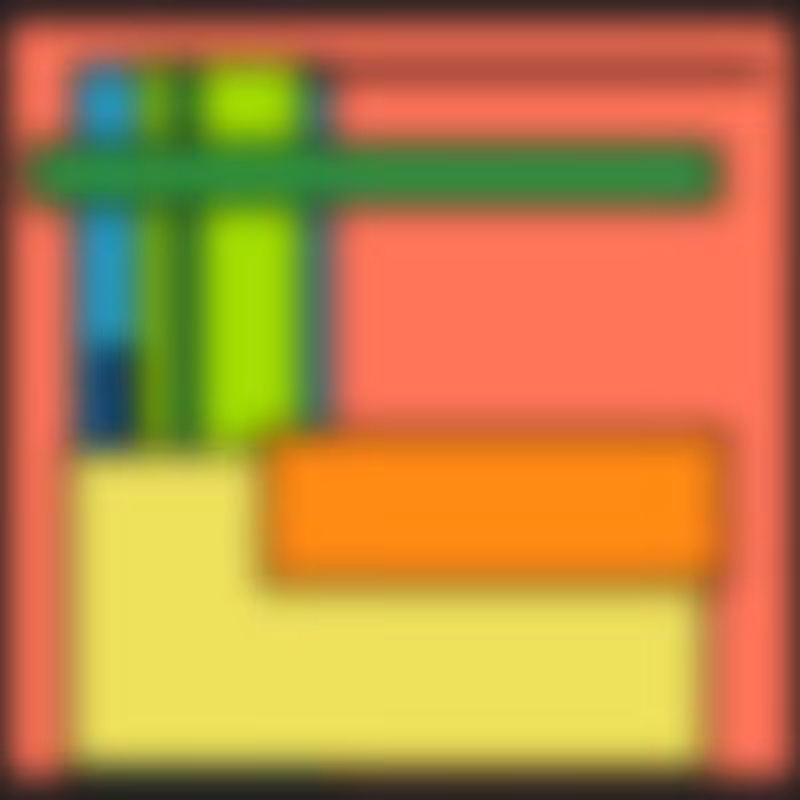 Mondrian Franke Blur #17