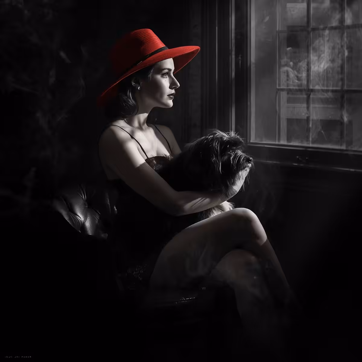 The gangster and her dog