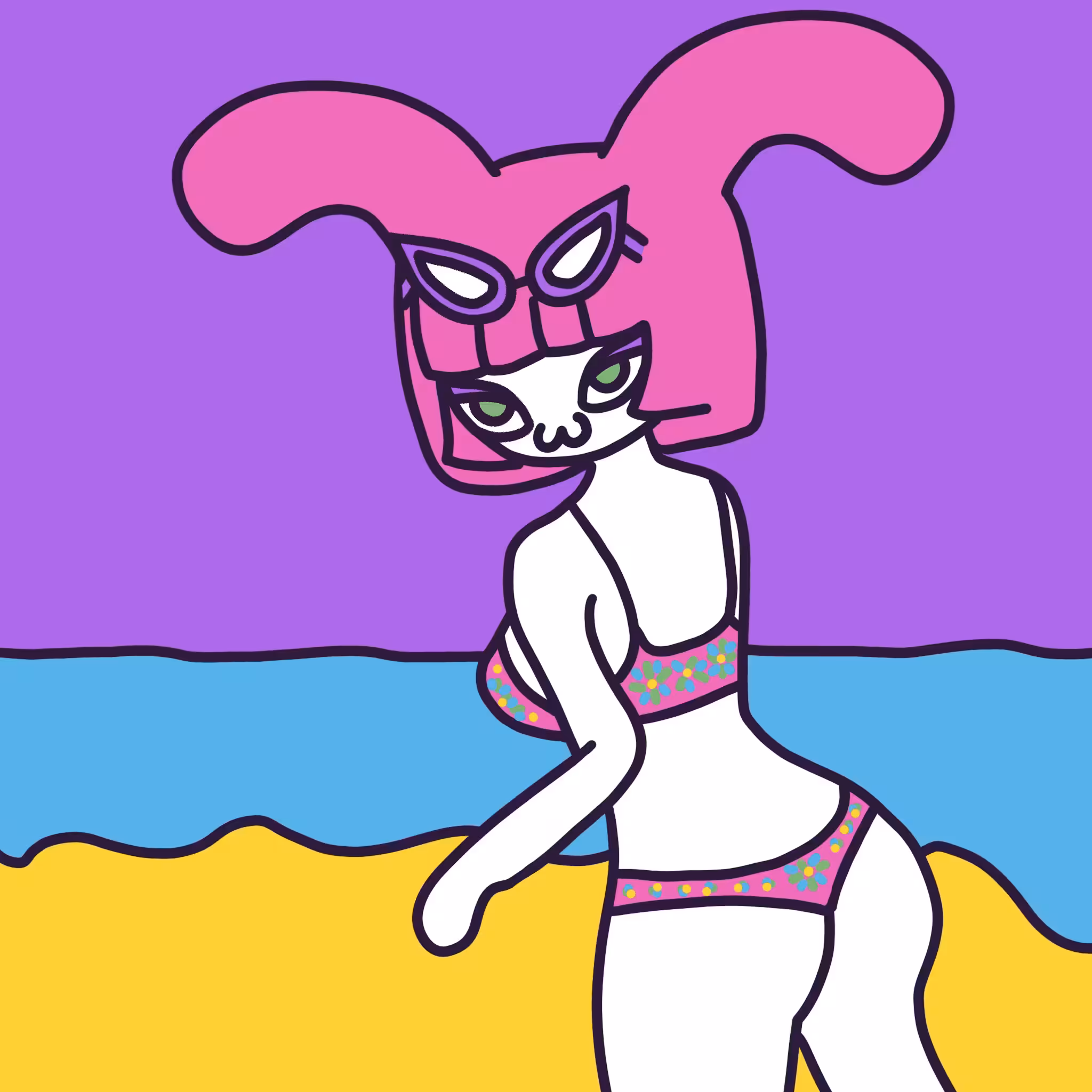 XYLLEJ x RABBIT POP TOWN